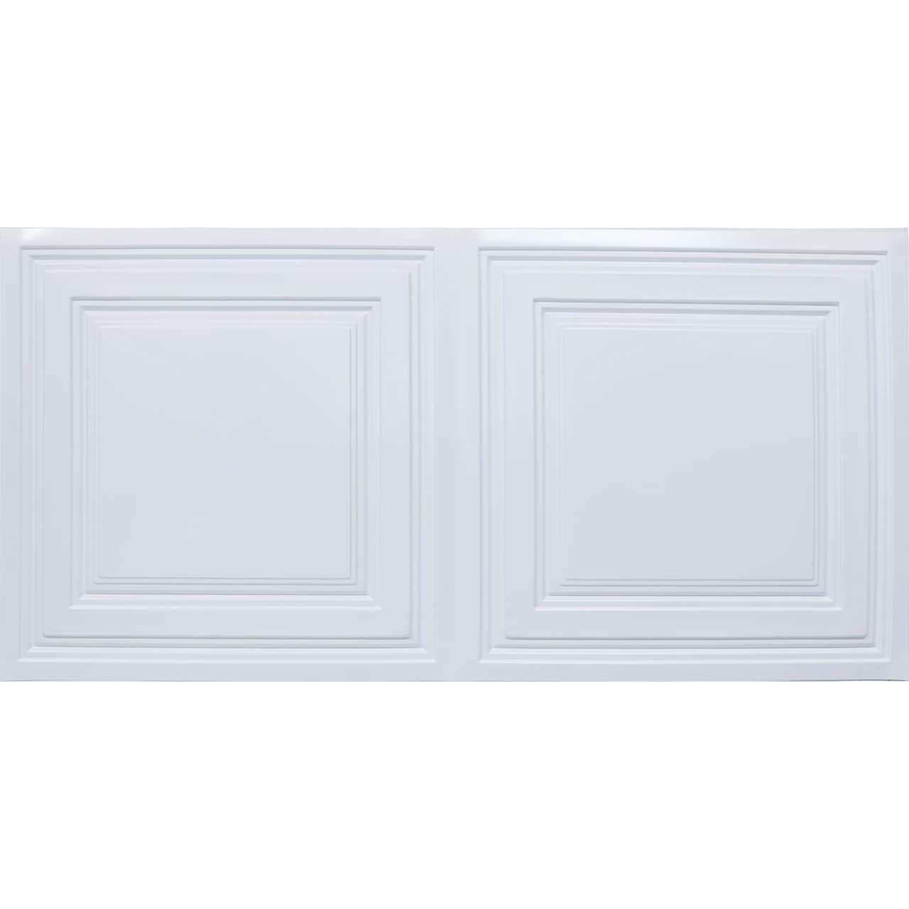 FromPlainToBeautifulInHours Economy Drop-In PVC Ceiling Tile (Set of 50)