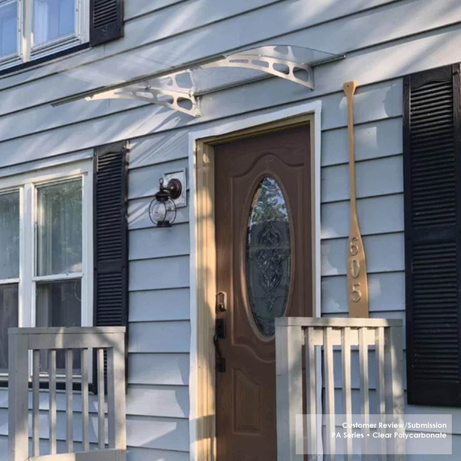 Advaning 7.9'' D Polycarbonate Cover Retractable Door / Window Awning