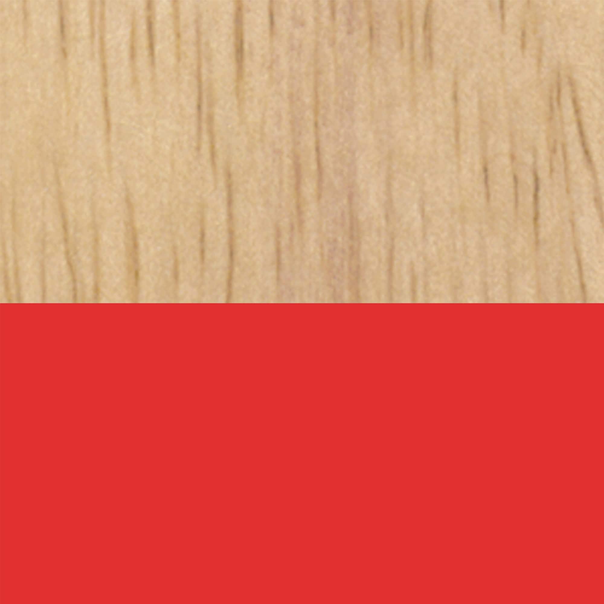 Niche Mia Bentwood Reclining, Lounge, Rocking Chair- Natural/ Red