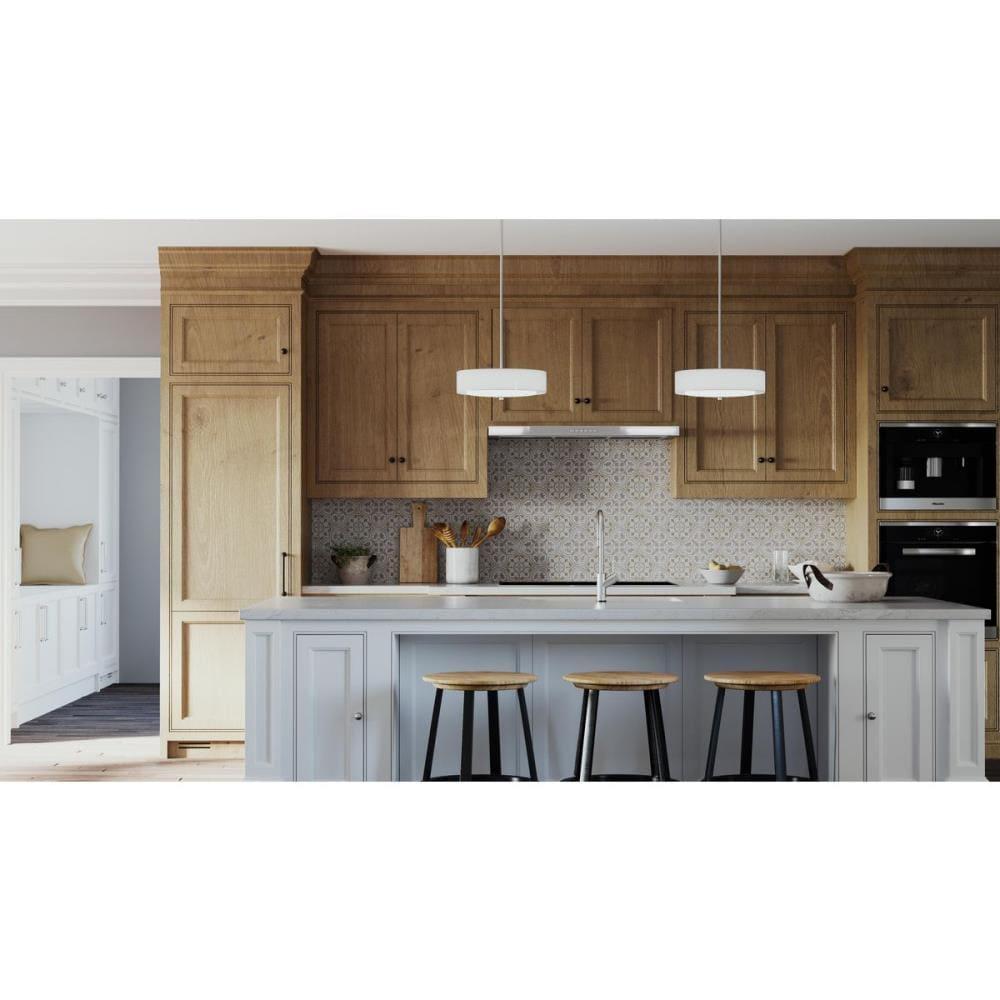 Progress Lighting, Invite Collection, 3-Light Semi-Flush Mount, Brushed Nickel, Sheer Mylar Shade