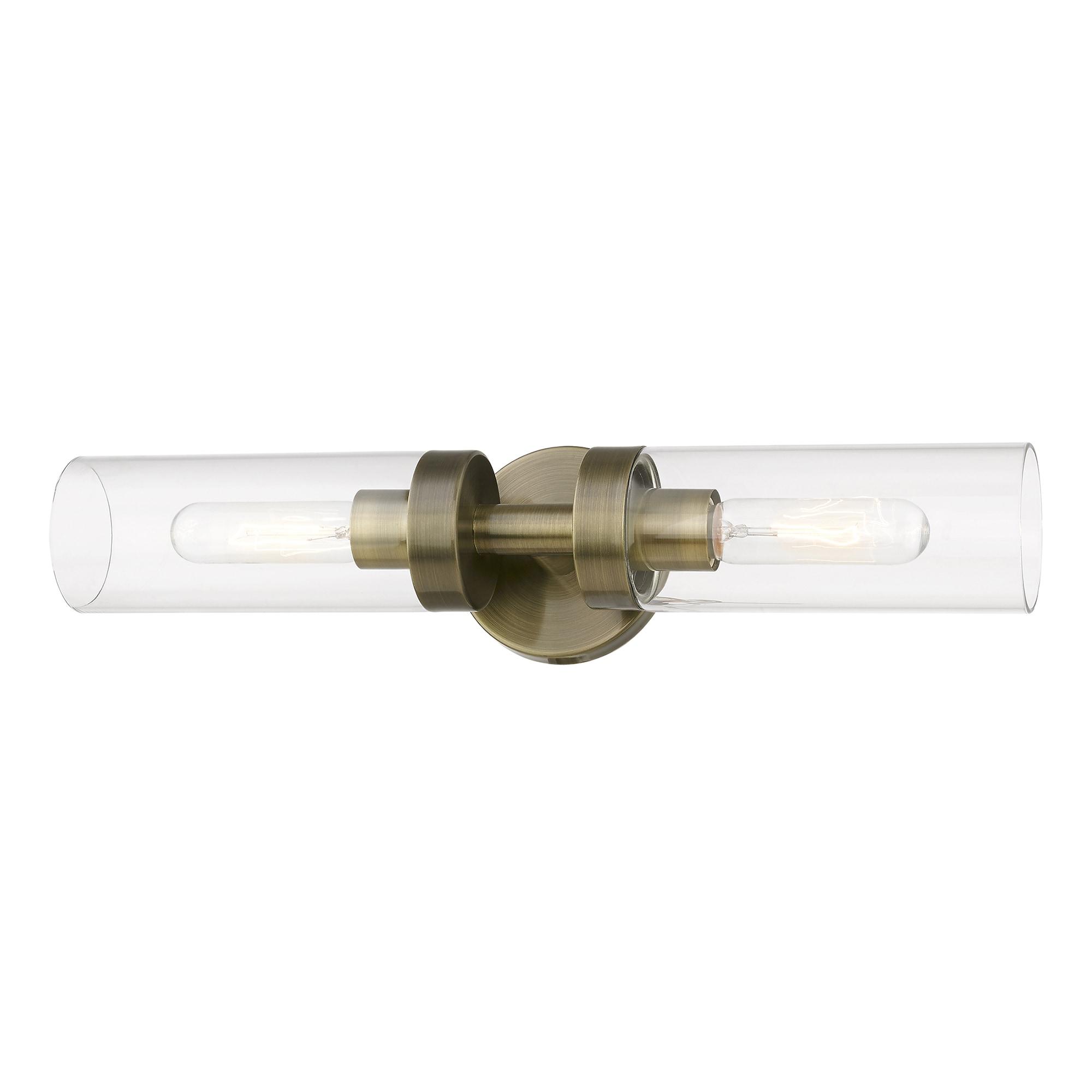 Livex Lighting Ludlow 2 - Light Vanity in  Antique Brass
