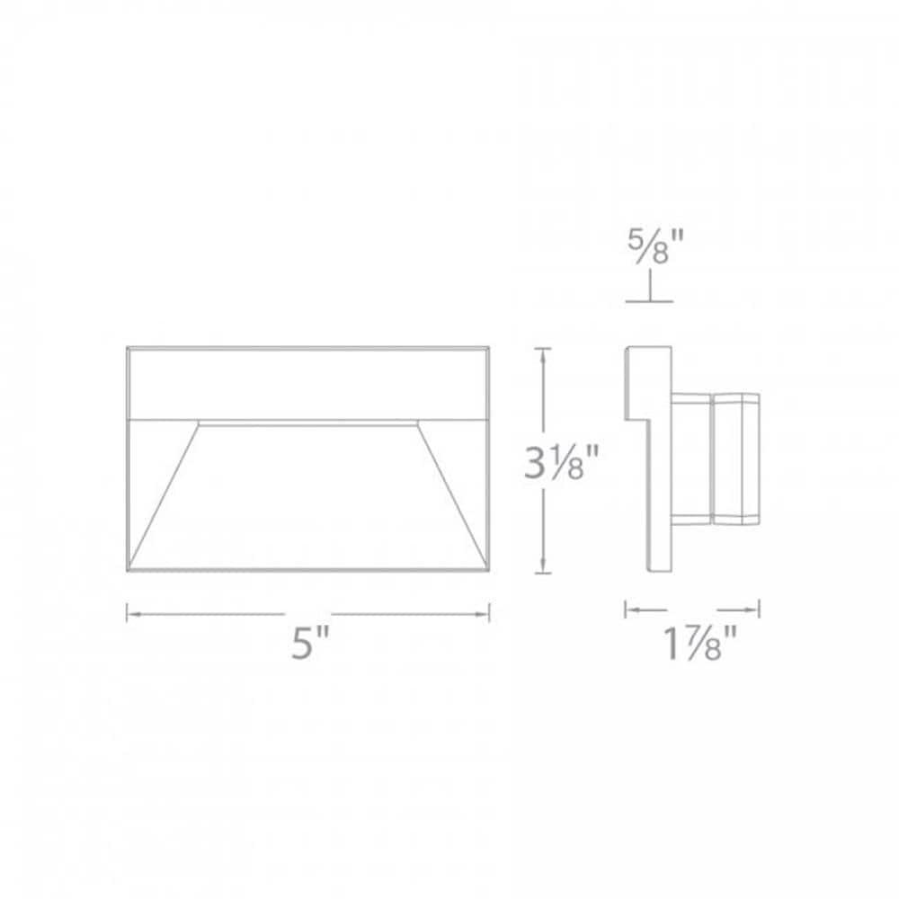 Integrated LED Metal Step Light