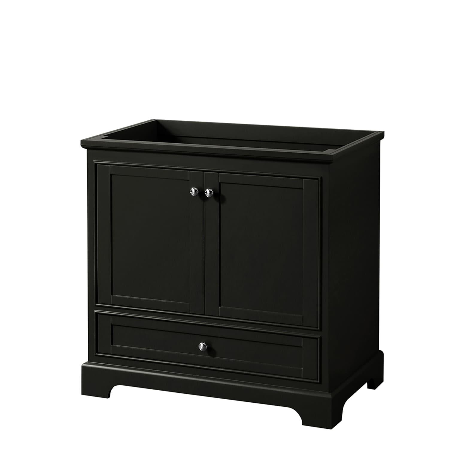 Wyndham Collection Deborah 35" Single Bathroom Vanity Base Only