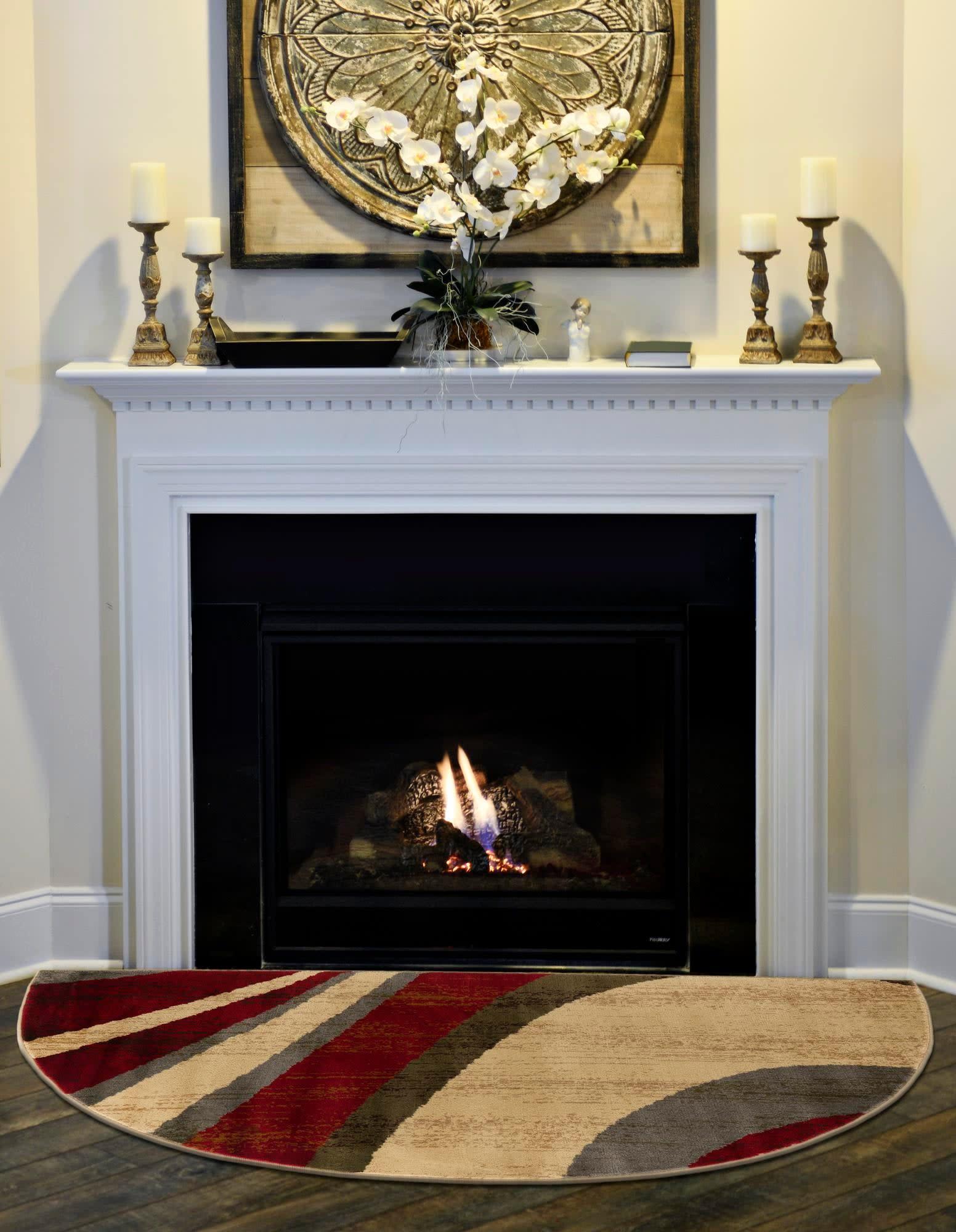 Unique Loom Ivetta Abstract Beige Area Rug