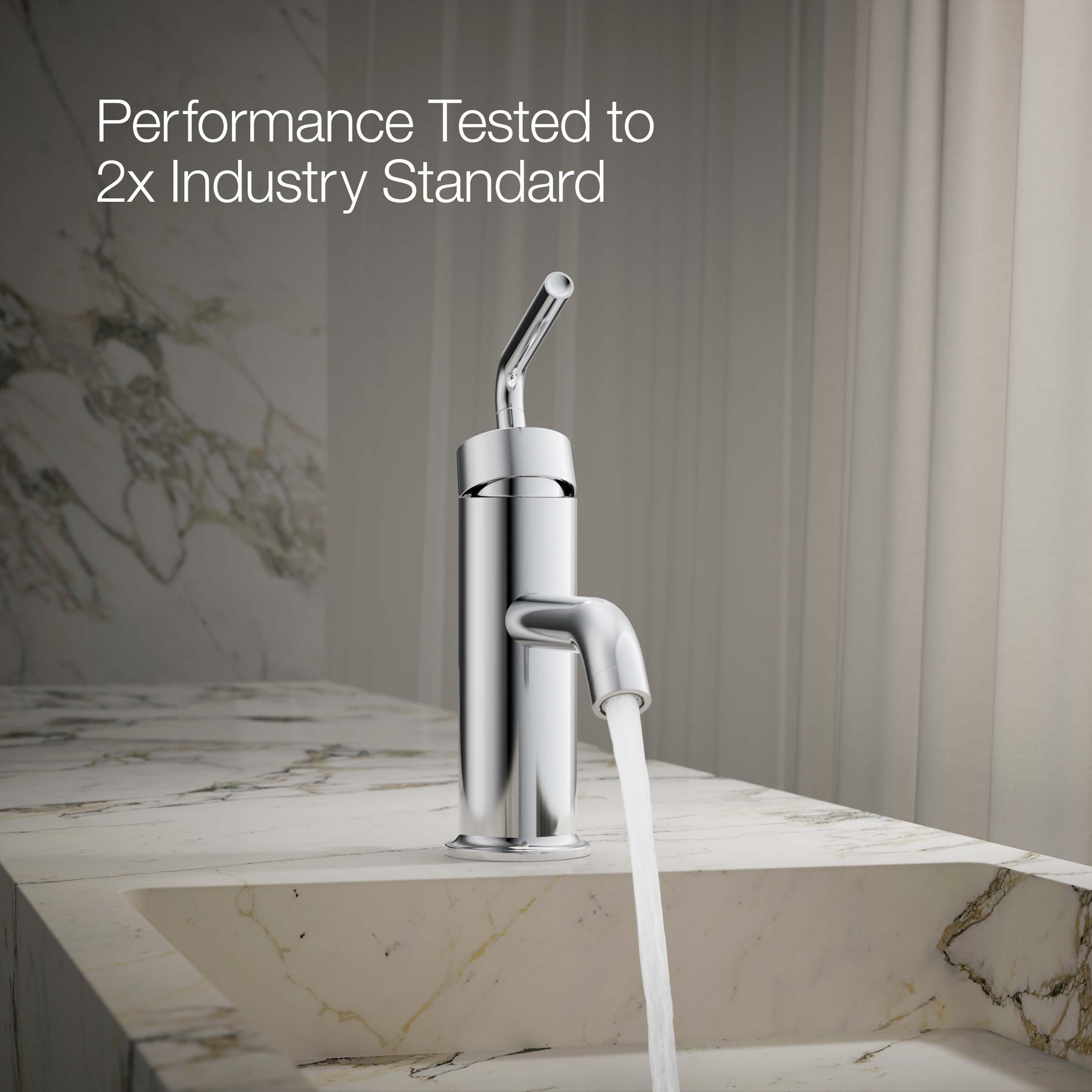 Purist® Single Hole Bathroom Faucet with Drain Assembly