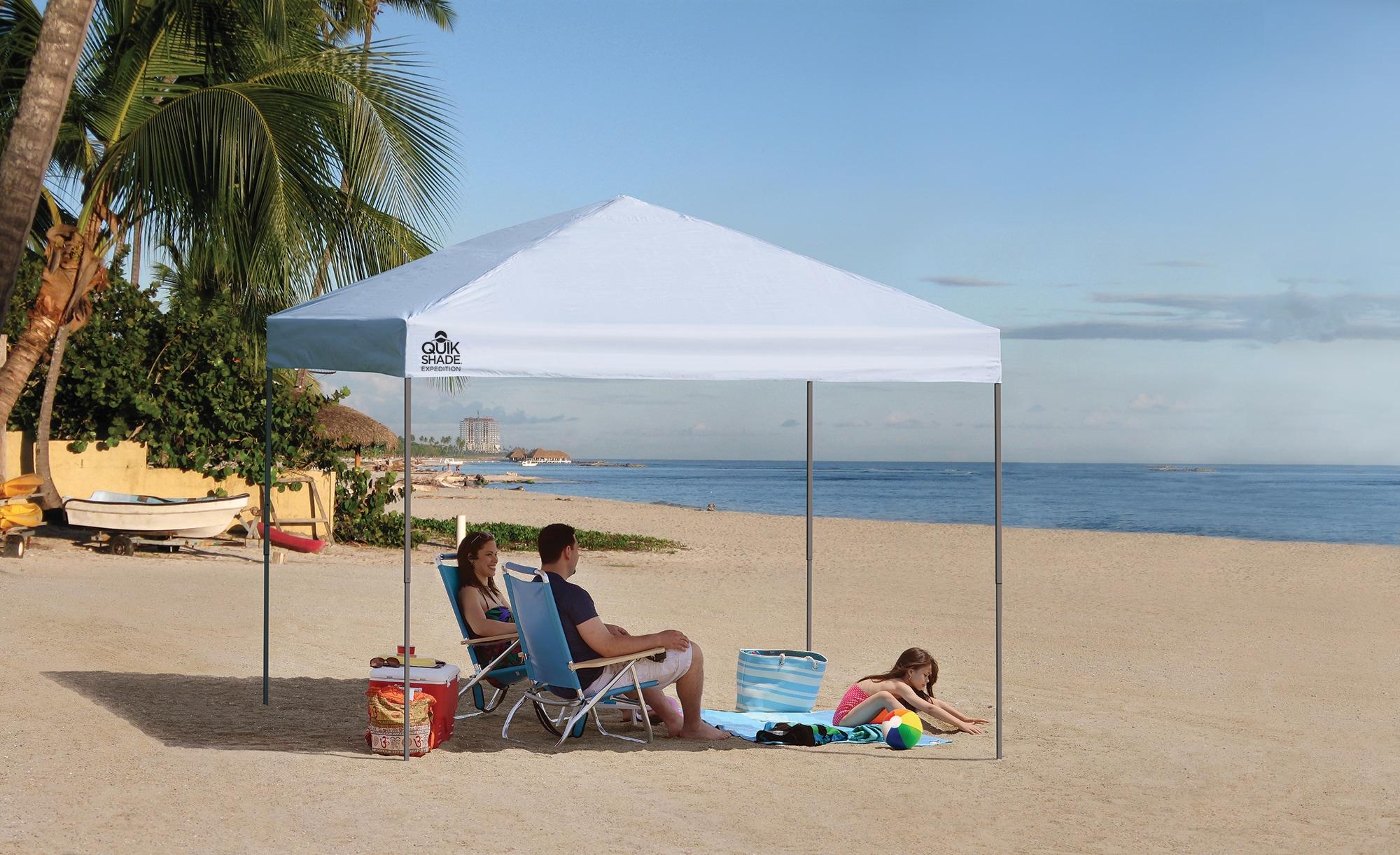 QuikShade Expedition 10 Ft. W x 10 Ft. D Steel Pop-Up Canopy & Reviews | Wayfair