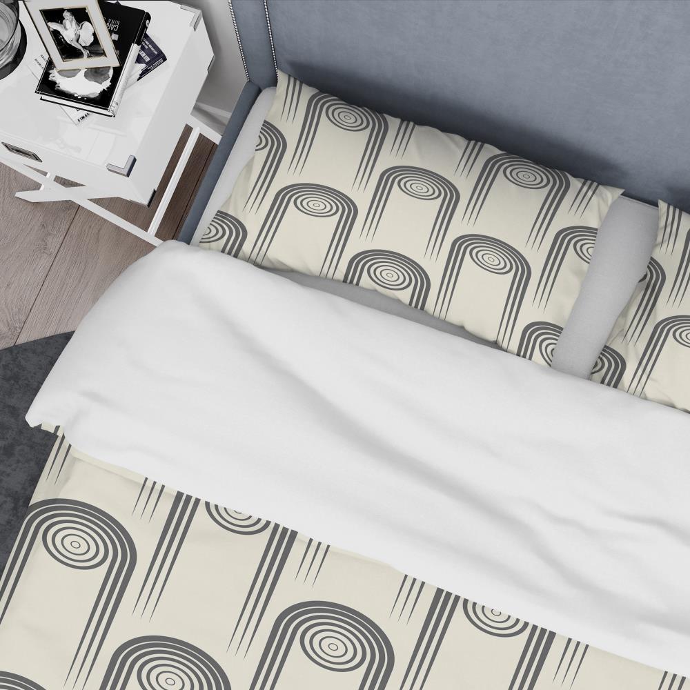 Modern & Contemporary Geometric Shapes Duvet Cover Set