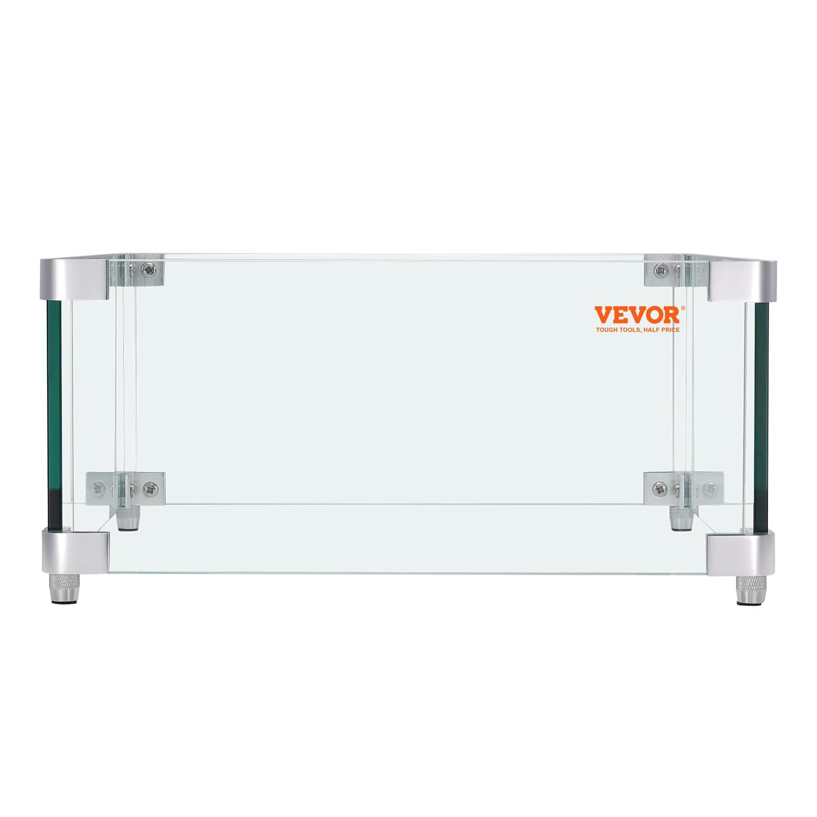 VEVOR Tempered Glass Fire Pit Accessory (Set of 4)