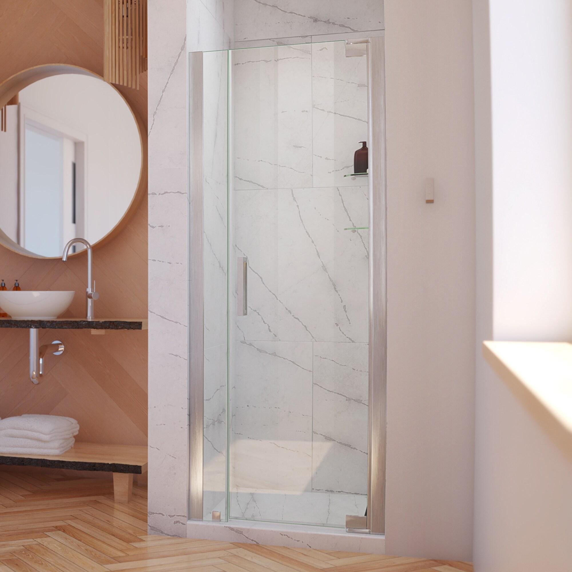 Elegance-LS 34.5" W x 72" H Pivot Frameless Shower Door with ClearMax™ Technology