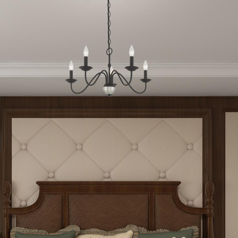 Livex Lighting Windsor 5 - Light Chandelier in  Black