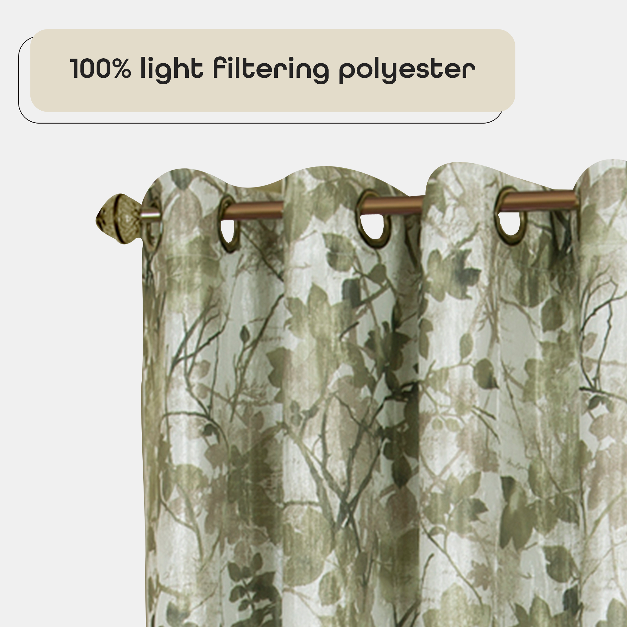 Ophelia & Co. Sybilla Synthetic Room Darkening Curtain Single Panel