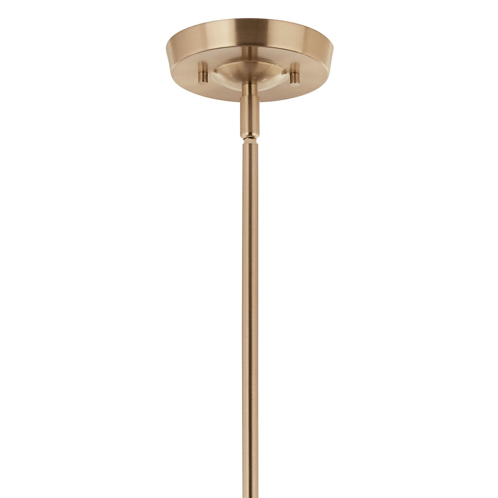 KICHLER Livadia 6-Light Chandelier, Soft Modern-Light in Champagne Bronze, for Foyer, Great Room, or Vaulted Dining or Bedroom (33.25" x 47.25"), 52674CPZ