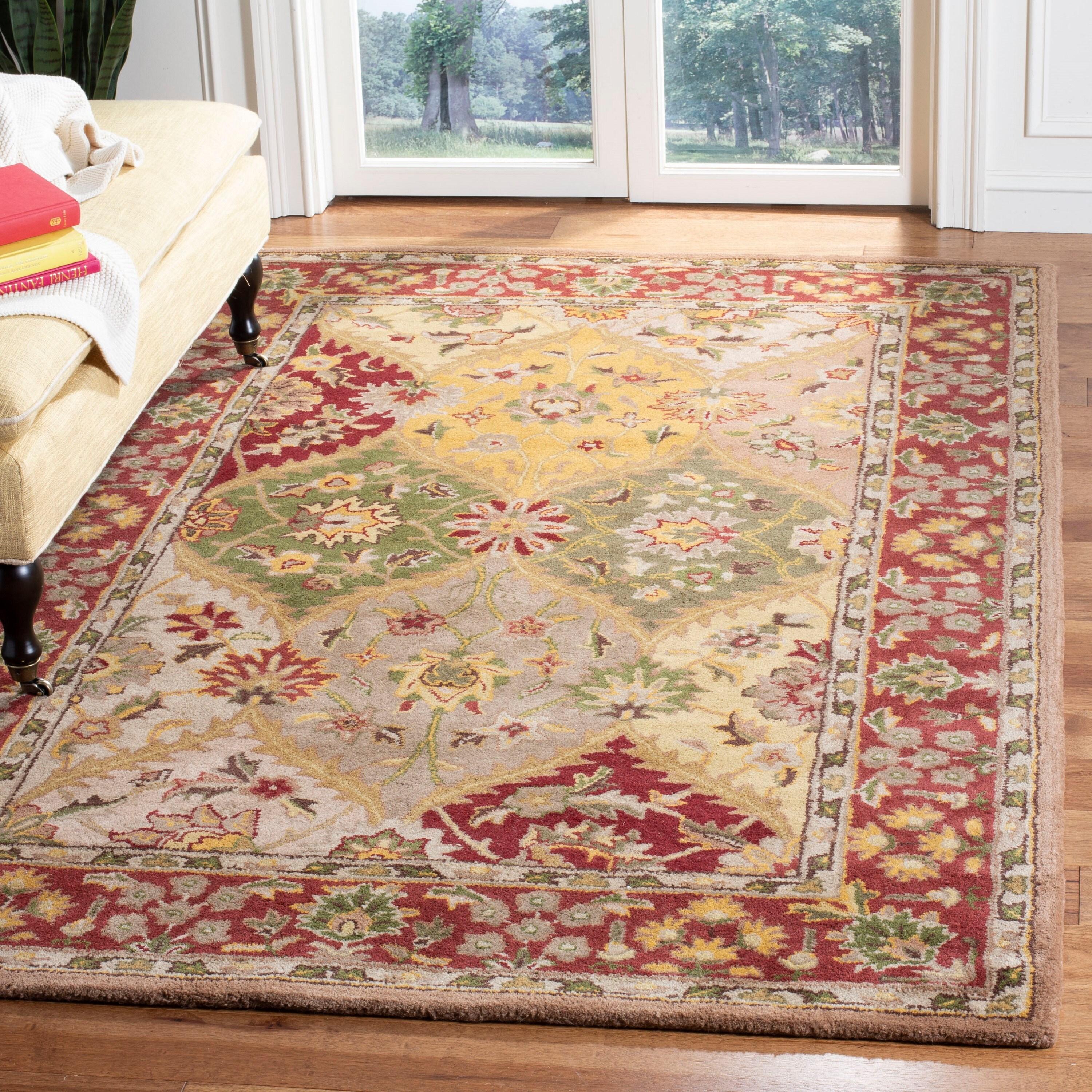 Heritage HG111 Handmade Accent Rug - 3'x5' - Multi - Safavieh