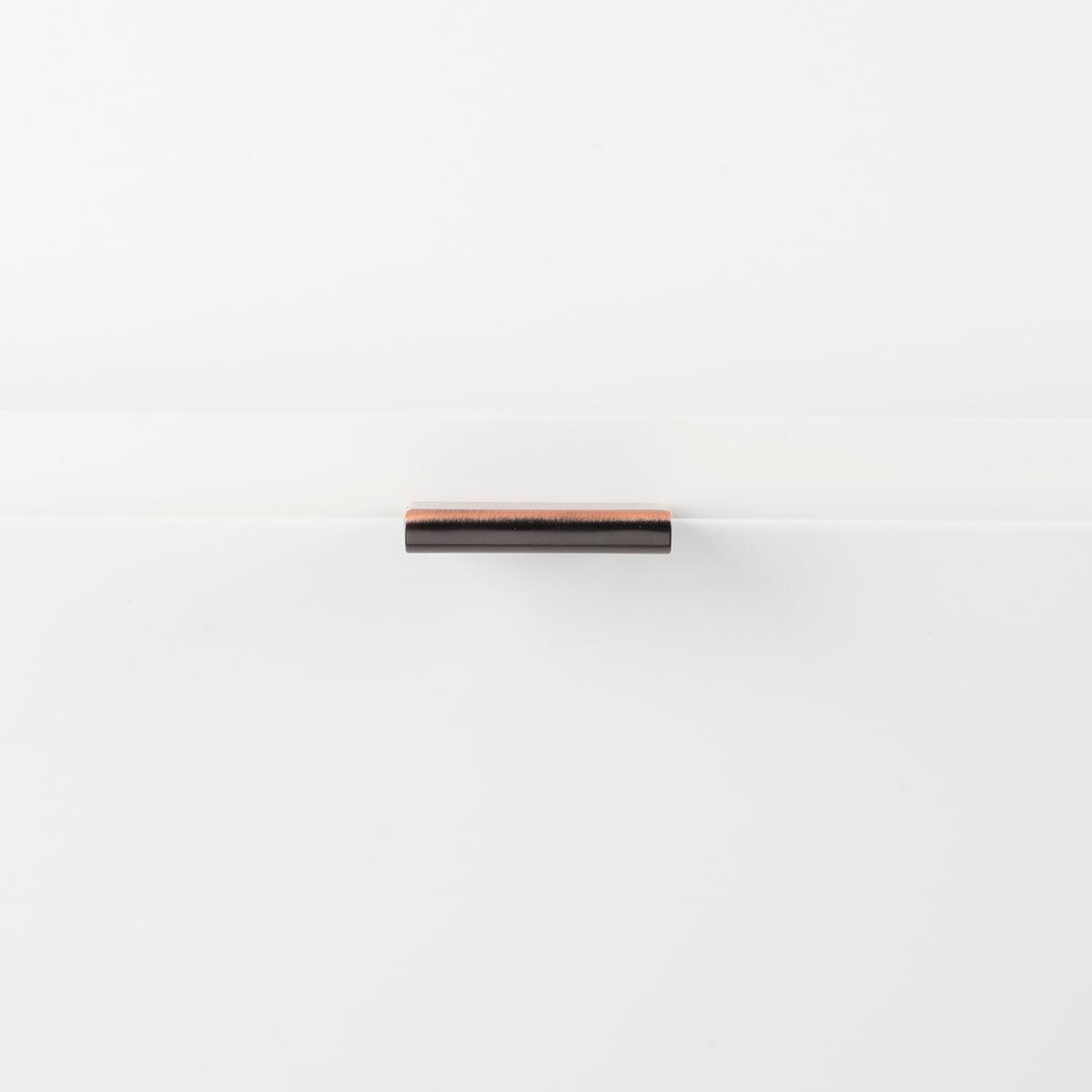 Hickory Hardware 1 Pack Solid Core Kitchen Cabinet Pulls, Luxury Cabinet Handles, Hardware for Doors & Dresser Drawers, 1 Inch Hole Center, Oil-Rubbed Bronze Highlighted, Rockford Collection