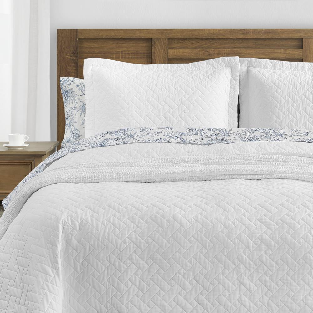 Tommy Bahama Home Tommy Bahama Raffia Solid Cotton Reversible Quilt Set