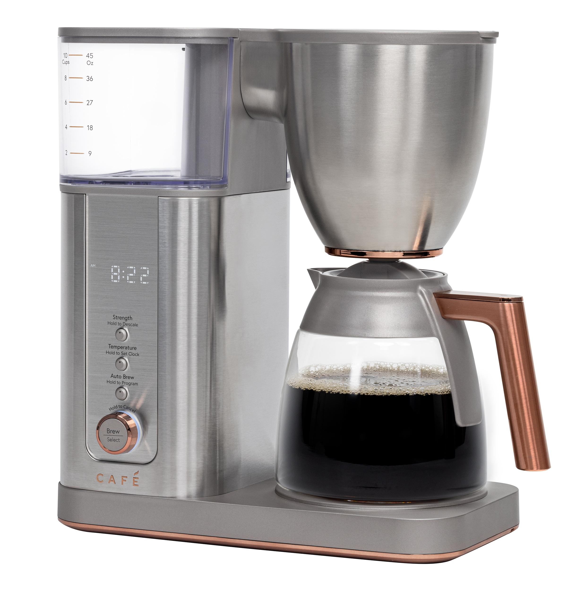 Café C7CDABS2RS3 Café 10-Cup Specialty Drip Coffee Maker with Glass Carafe