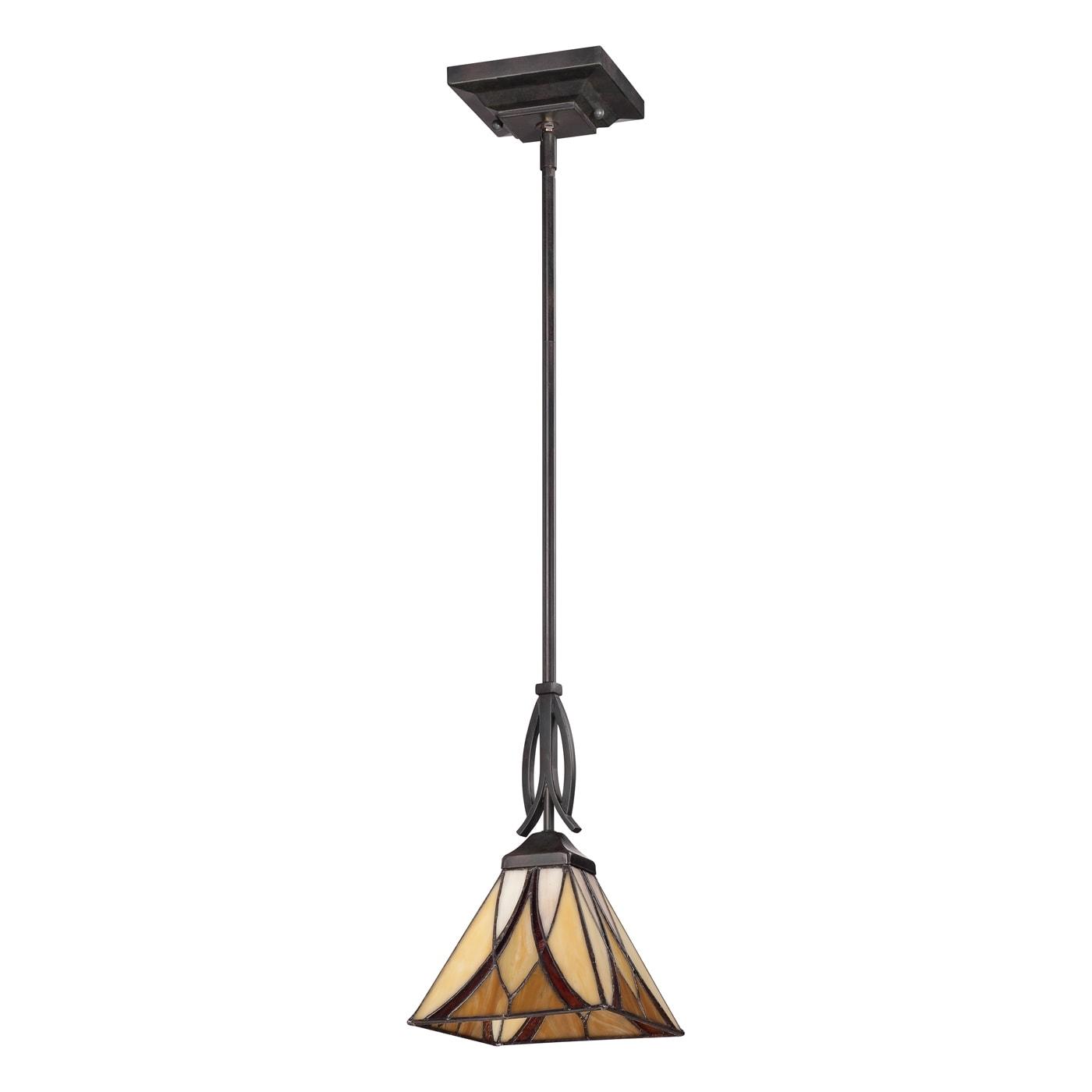 Quoizel Lighting Asheville 1 - Light Pendant in  Valiant Bronze