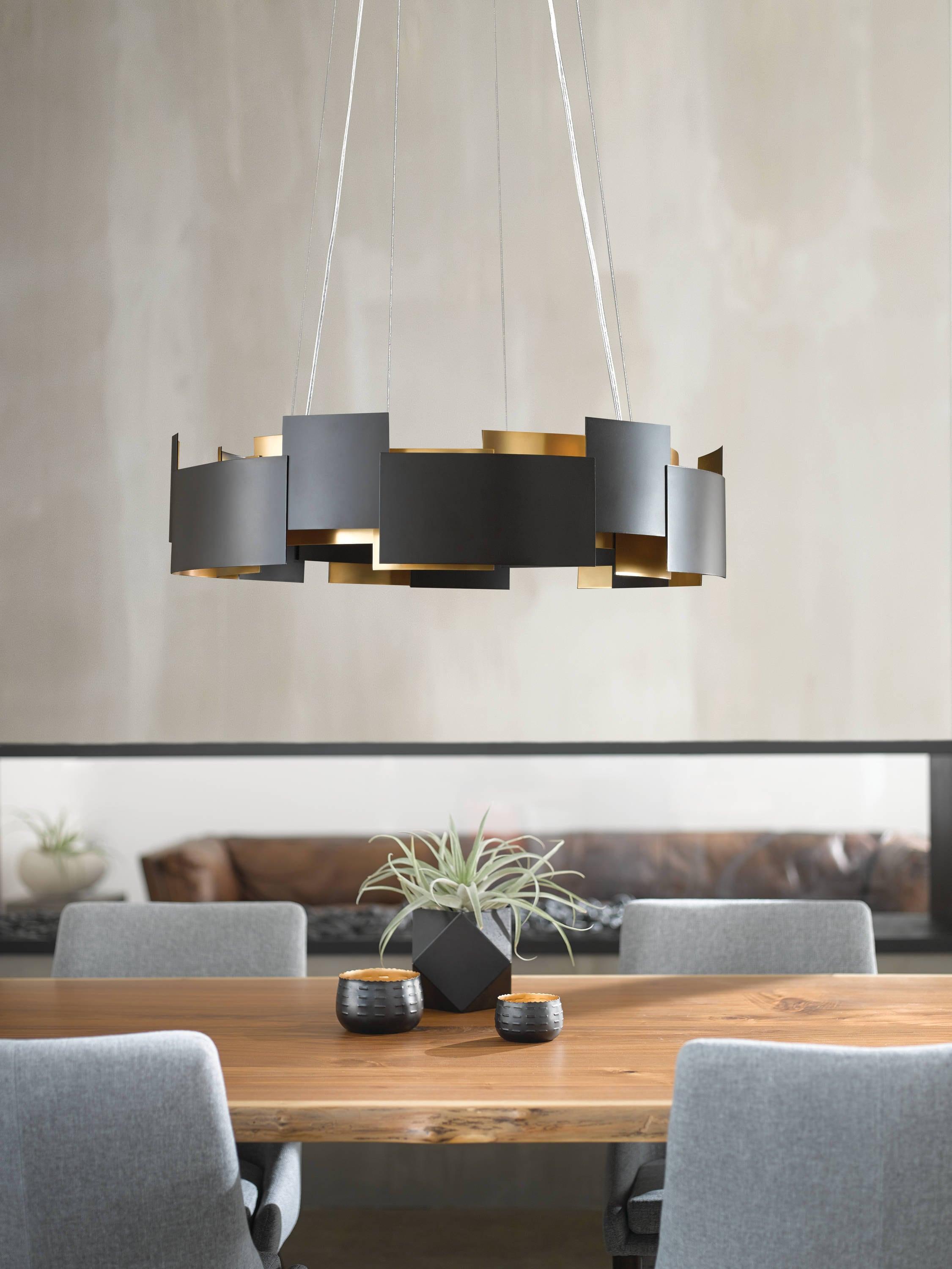 Kichler Moderne 26 1/2" Wide LED Olde Bronze 2-Light Pendant