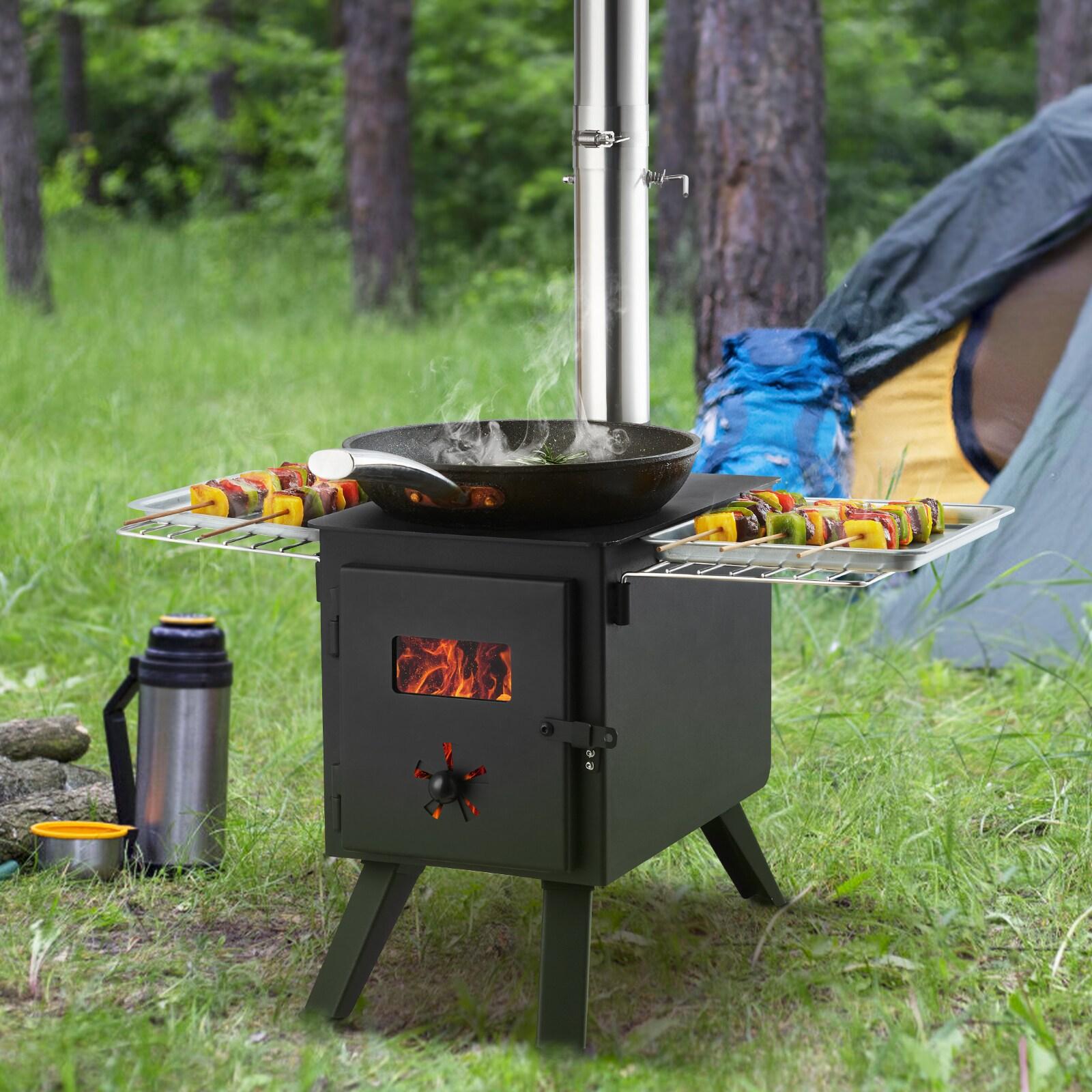 VEVOR Wood Push and turn Steel Outdoor burner