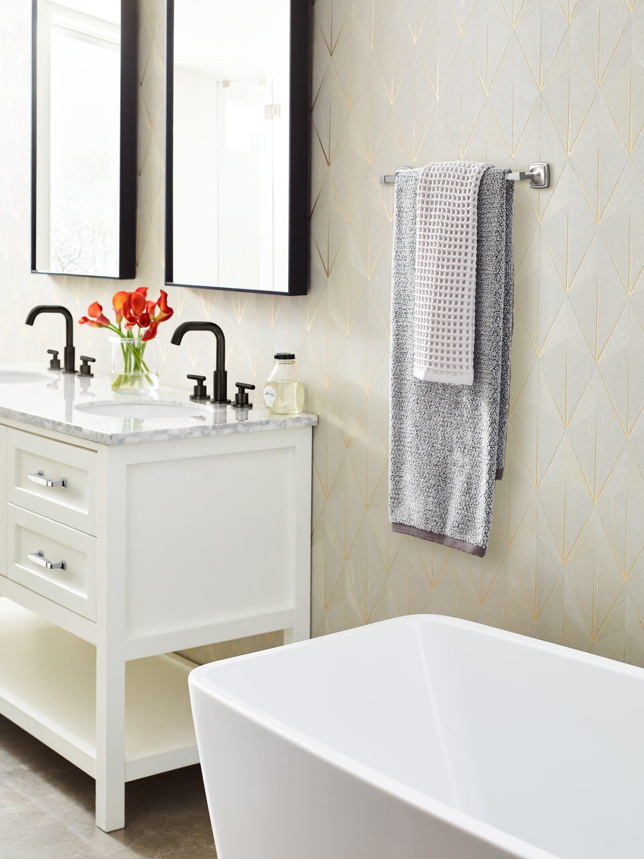 Amerock BH36093PN Stature Towel Bar