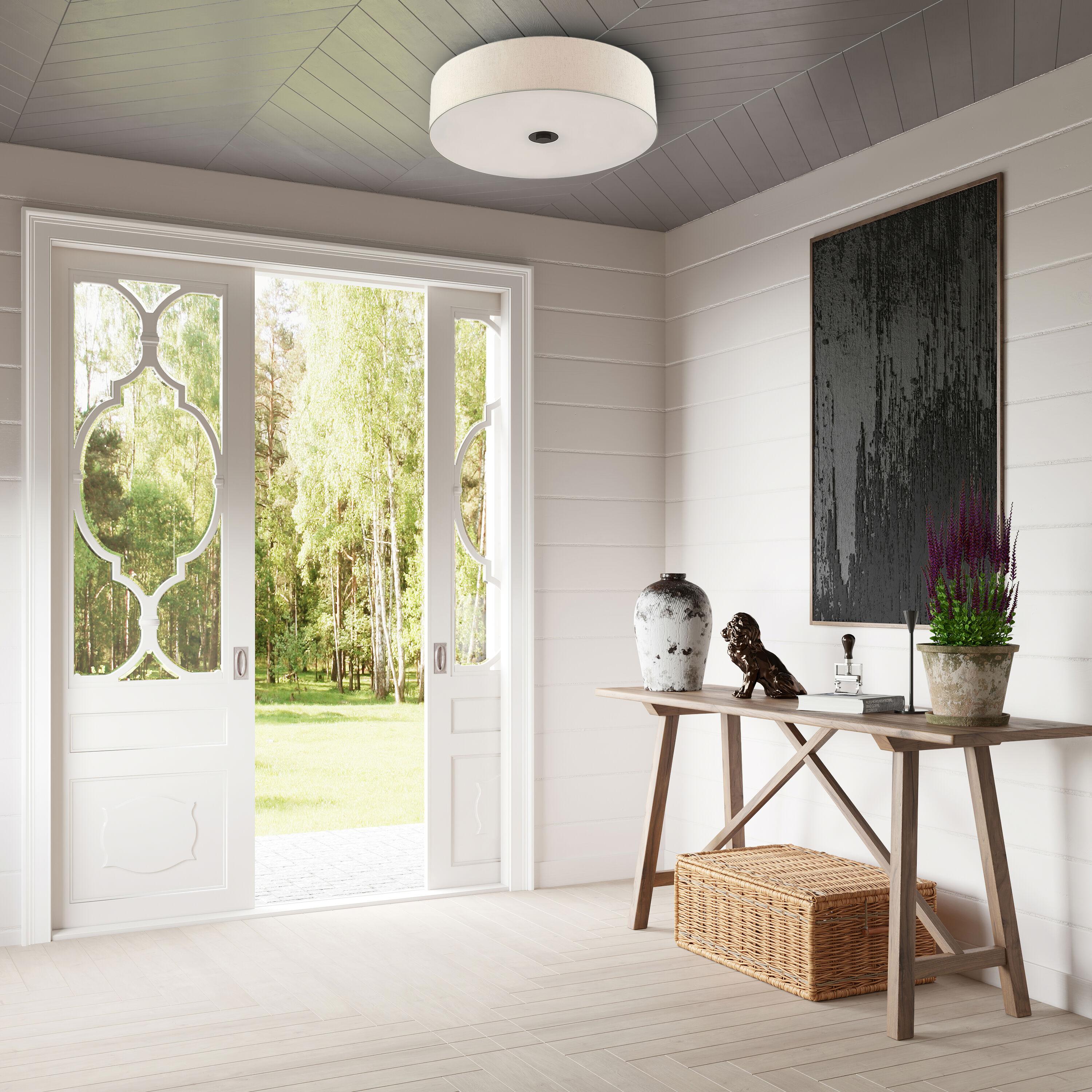 Livex Lighting Meridian 6 - Light Semi-Flush Mount in  English Bronze