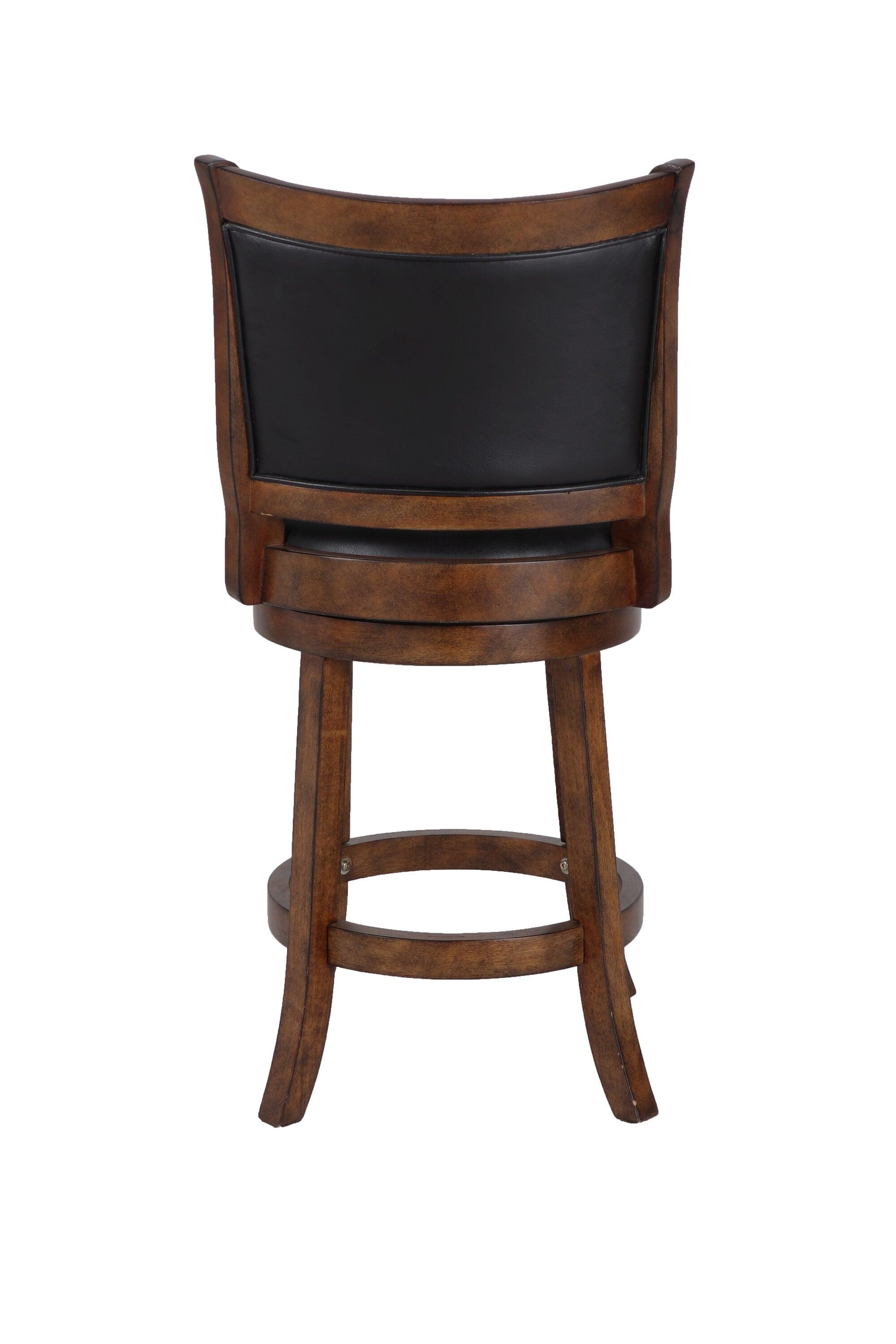 New Classic Furniture,Furniture Bristol 24" Solid Wood Counter Stool In Brown
