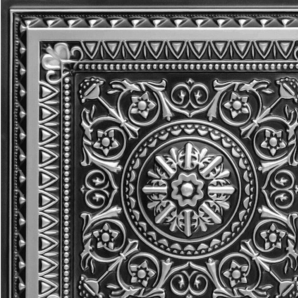 Marseille 24'' W Textured PVC Drop-In Ceiling Tile In Antique Gold