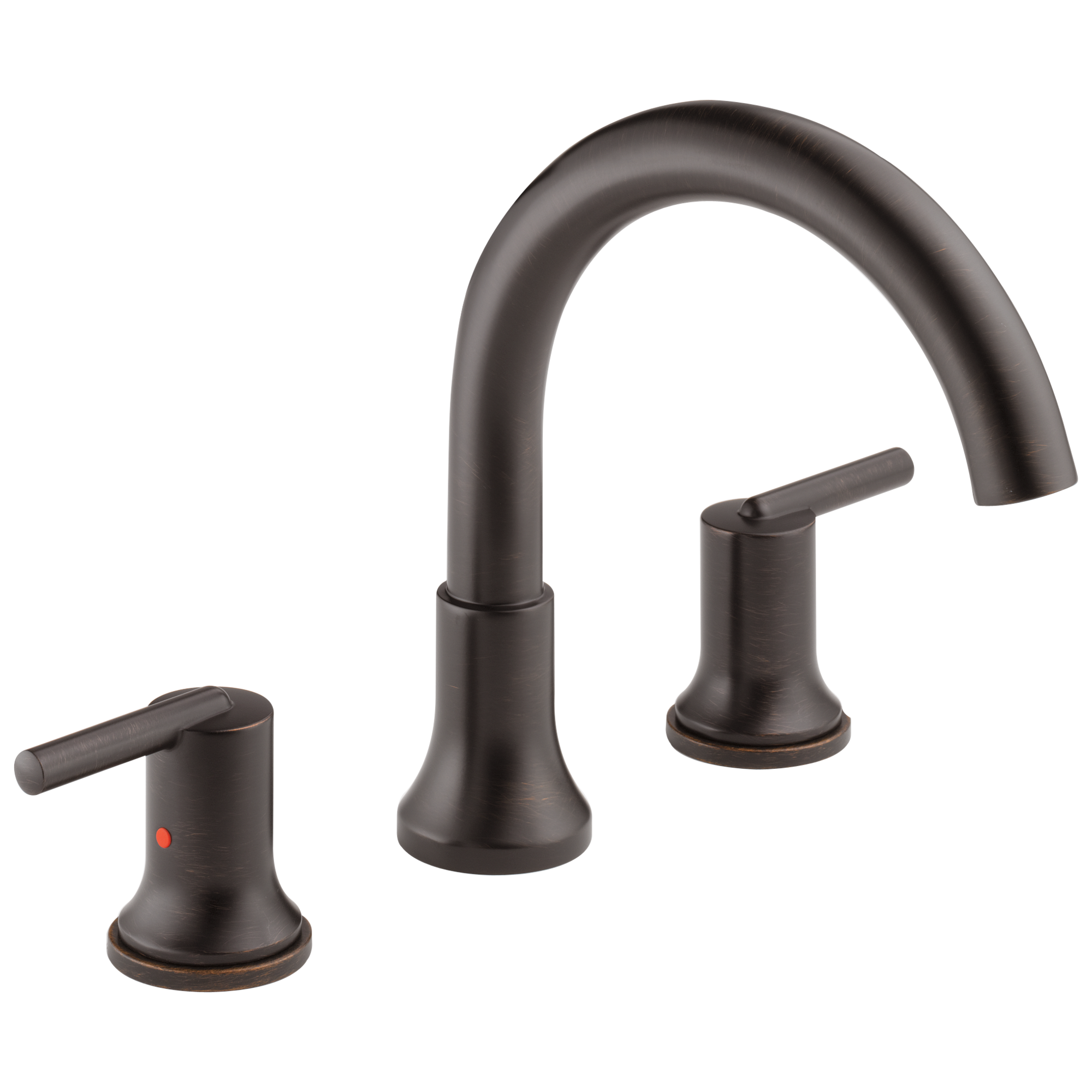 Trinsic Double Handle Deck Mounted Roman Tub Faucet