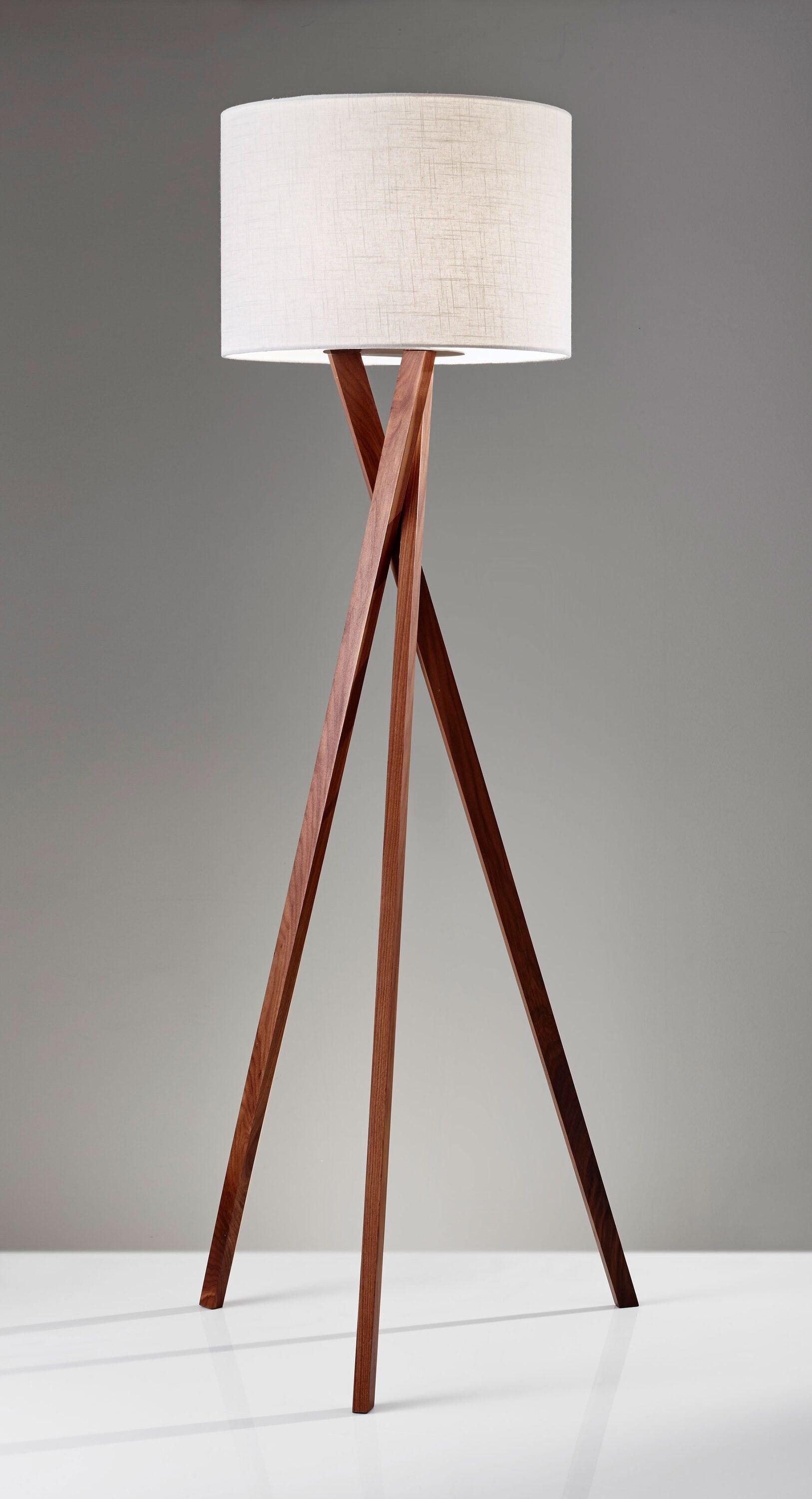 Harcourt 63'' Solid Wood Floor Lamp