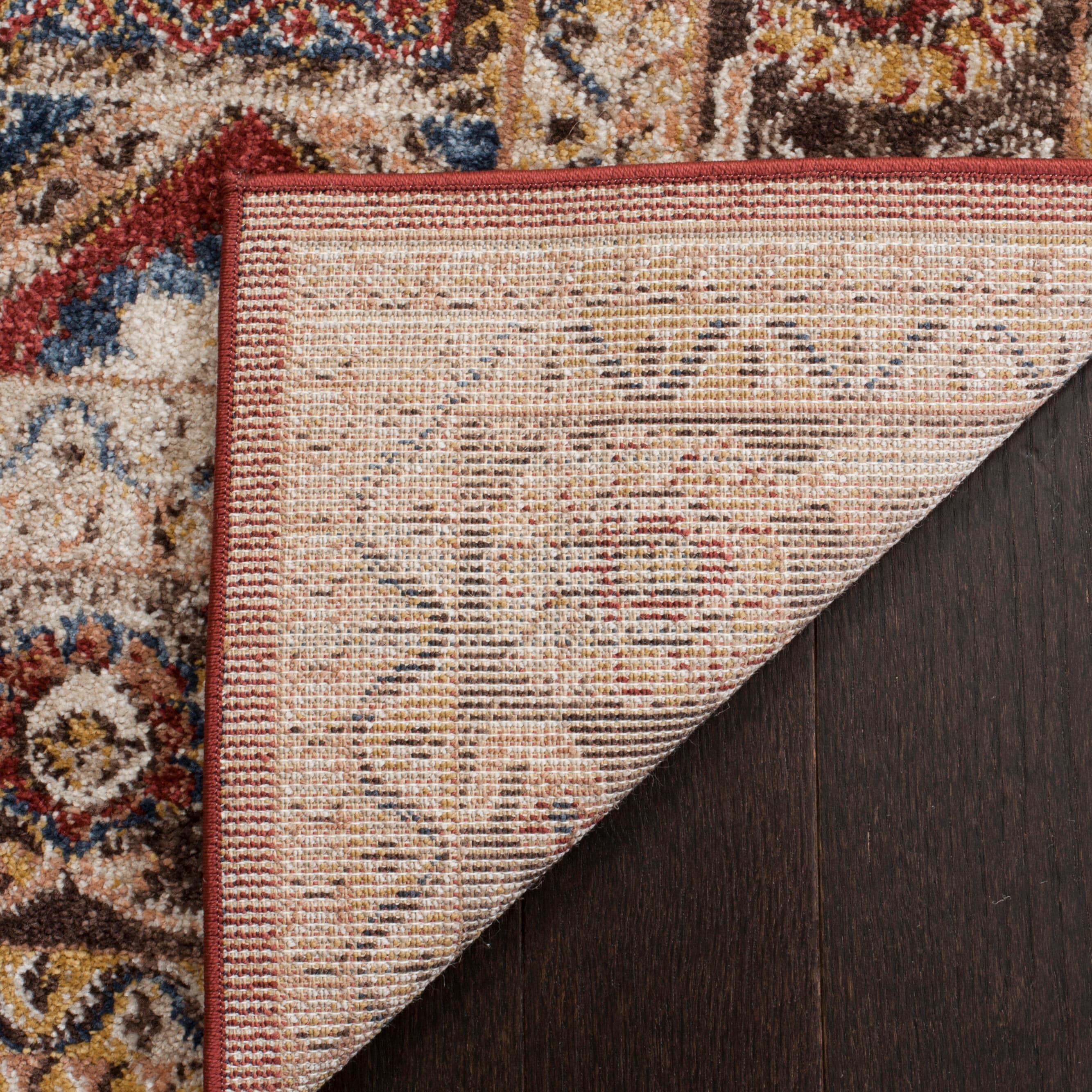 SAFAVIEH Bijar Kagan Traditional Area Rug, Royal/Brown, 3' x 5'