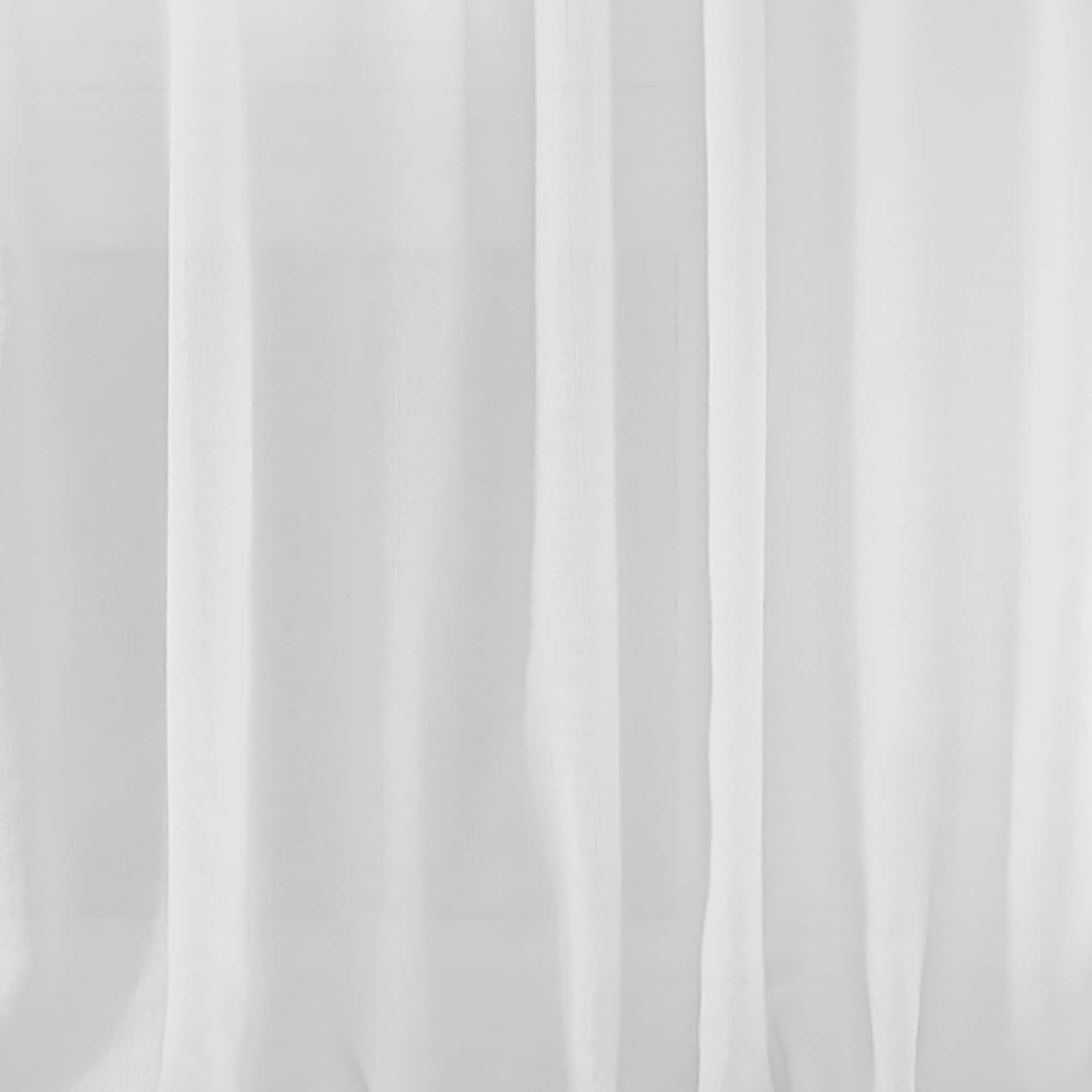 Elrene Bella Tab-Top Ruffle Cottagecore Single Sheer Window Curtain Panel - Elrene Home Fashions