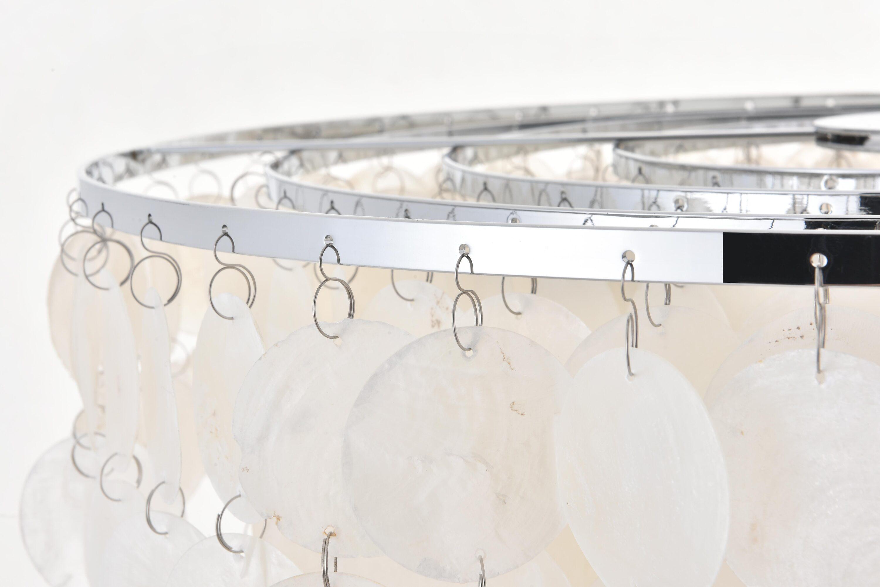Elegant Lighting Selene 4 light Chrome Pendant