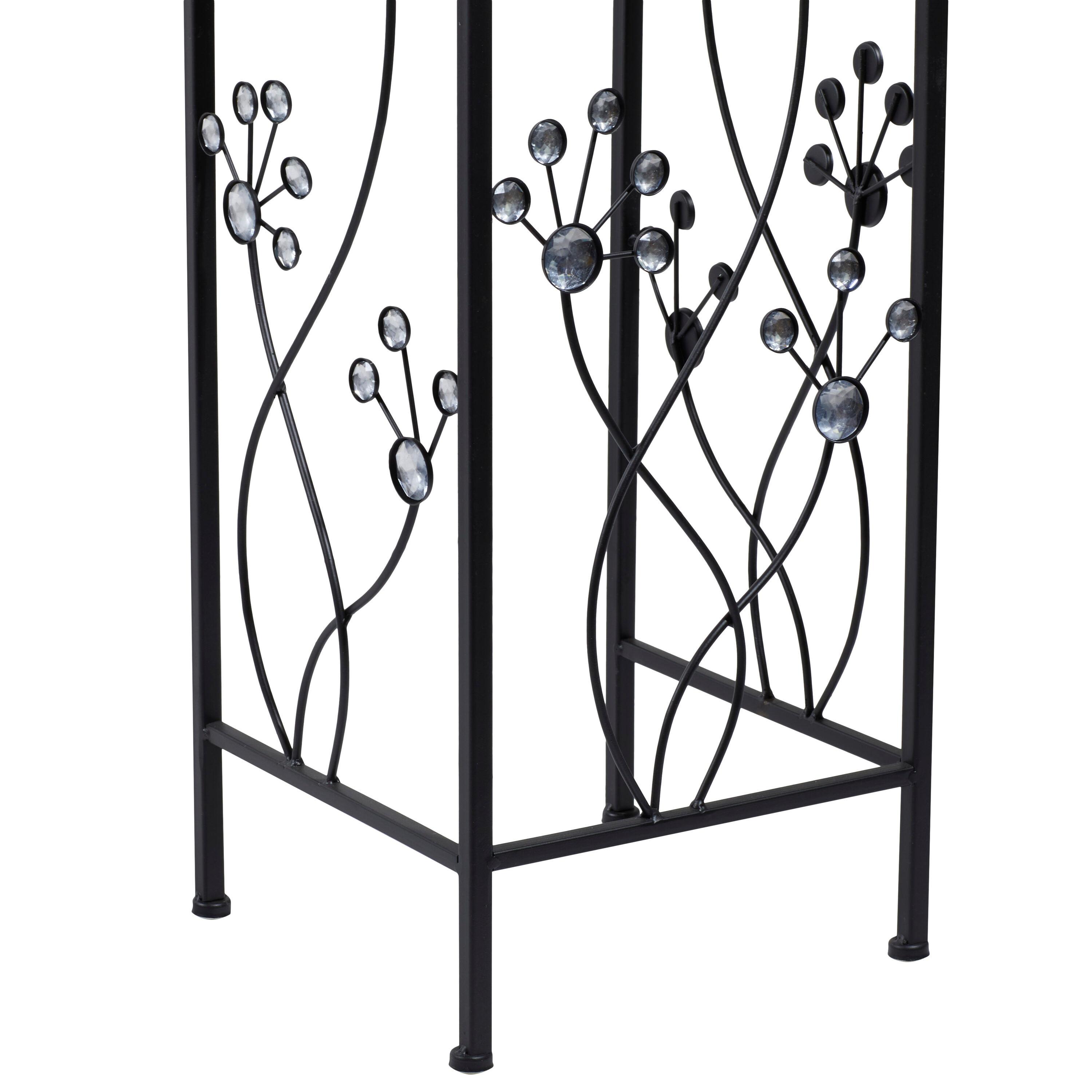 Set of 3 Modern Iron Square Plant Stands - Olivia & May
