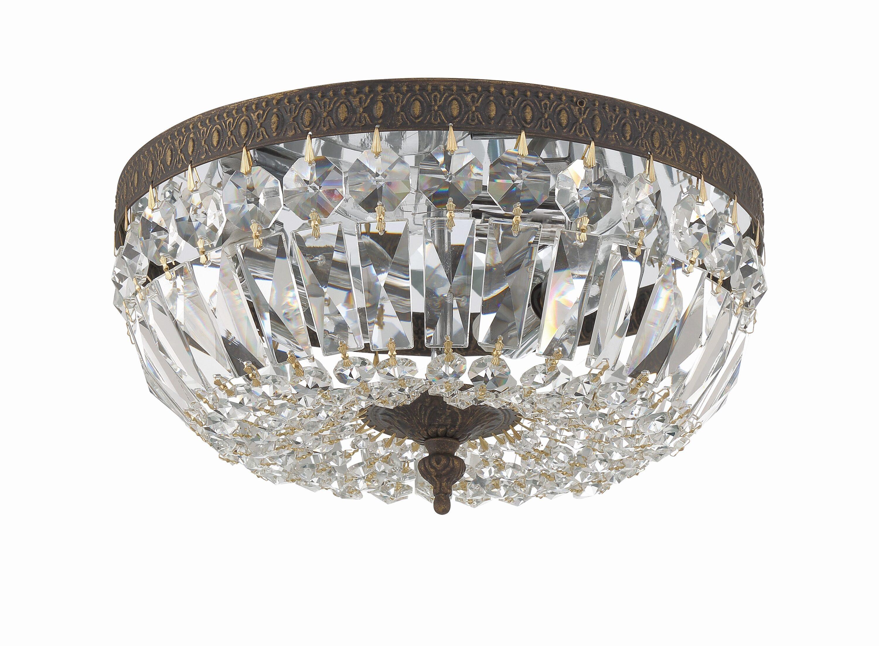 Crystorama Lighting - Three Light Ceiling Mount - Ceiling Mount - Three Light