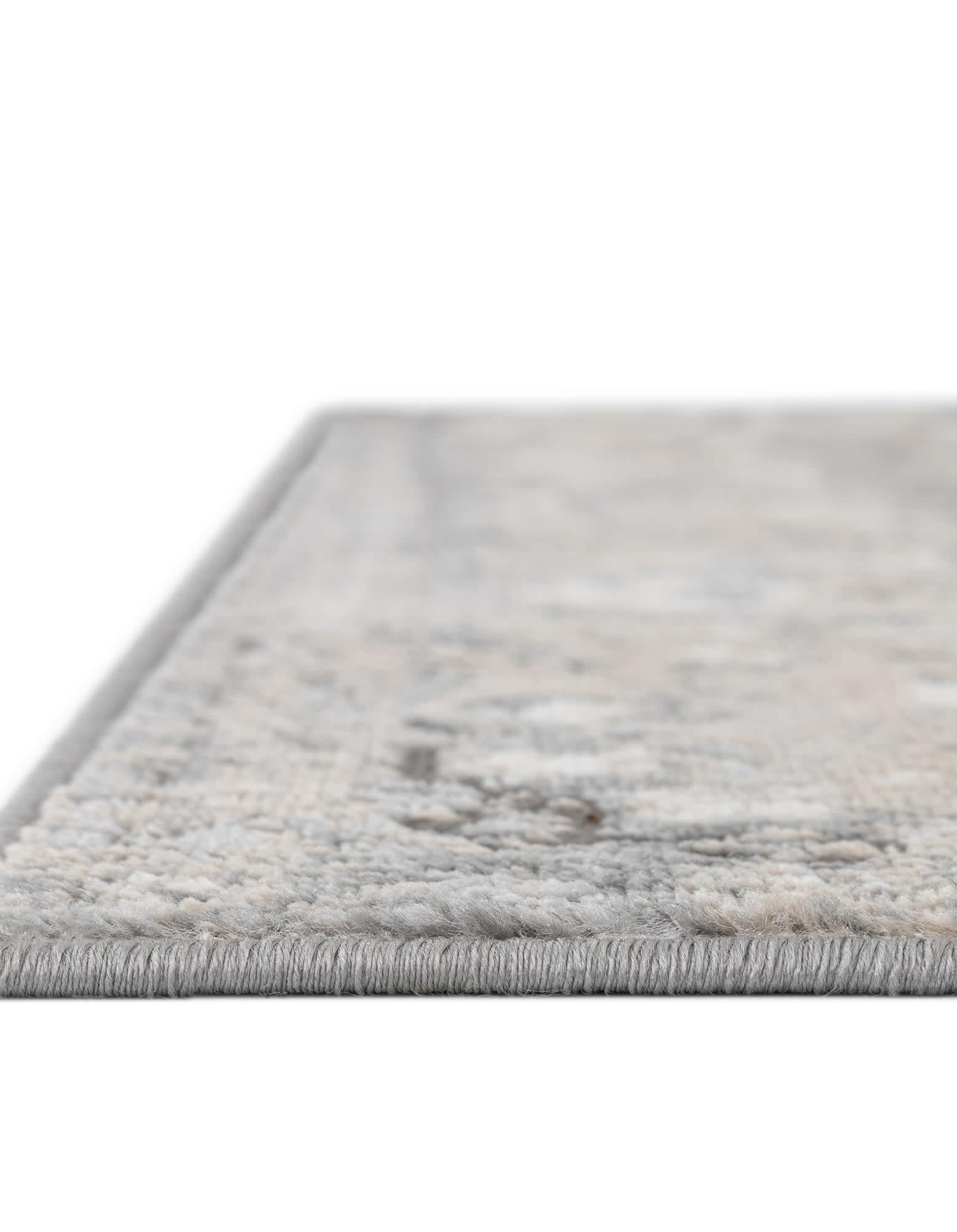 Unique Loom Portland Collection Bohemian Vintage Inspired Tone-on-Tone Design Area Rug (8' 0 x 10' 0 Rectangular, Gray/ Ivory)
