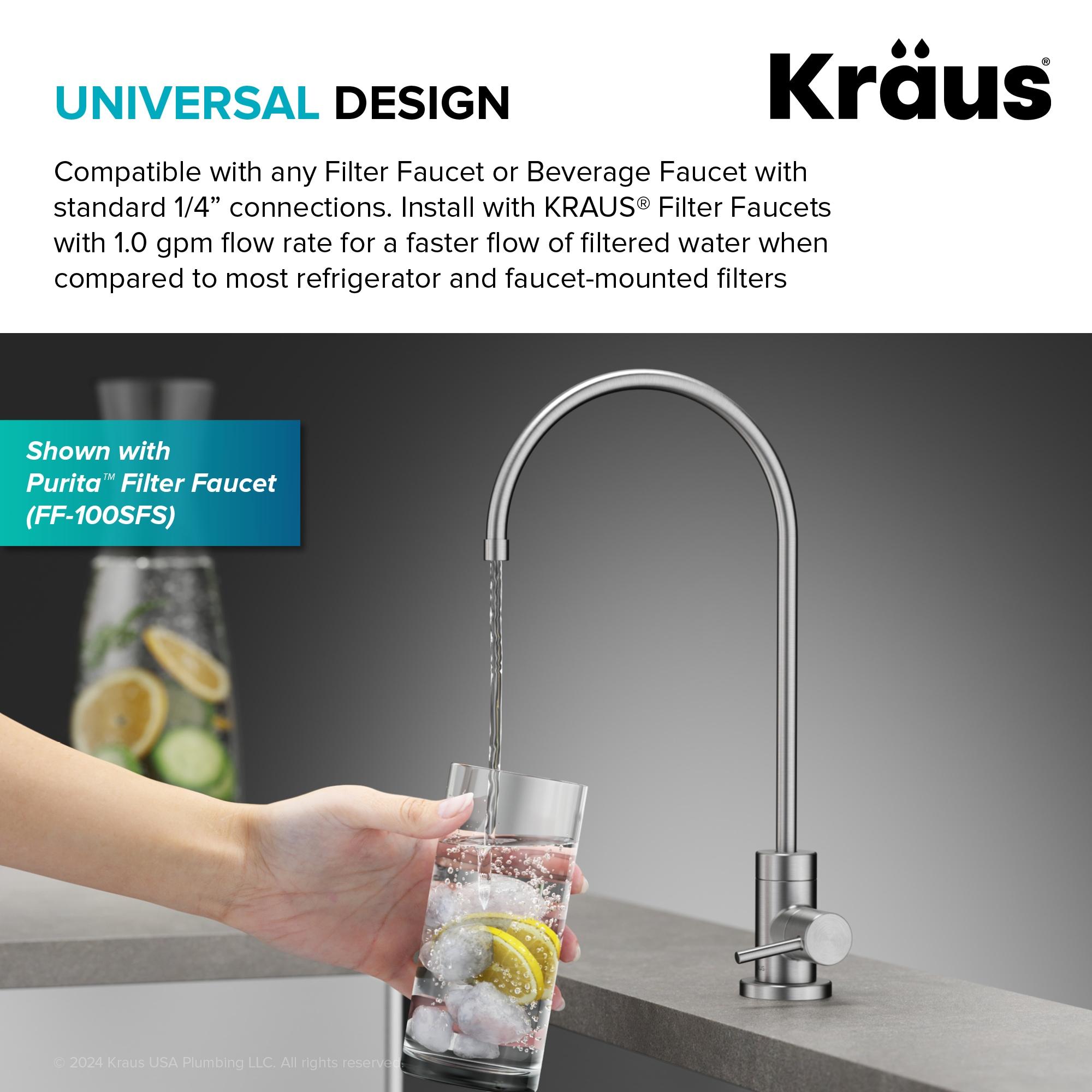 Purita White Dual-Stage Under Sink Water Filtration System