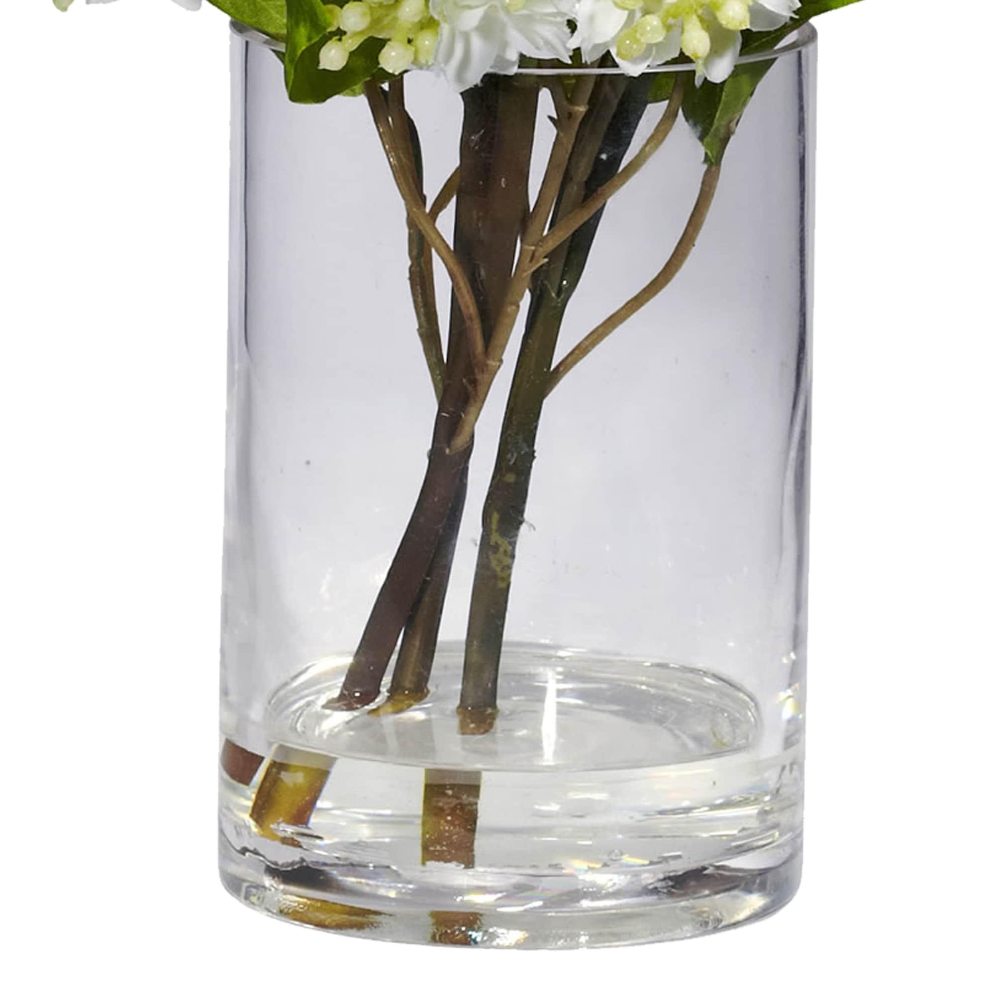 Nearly Natural Lilac Silk Flower Arrangement