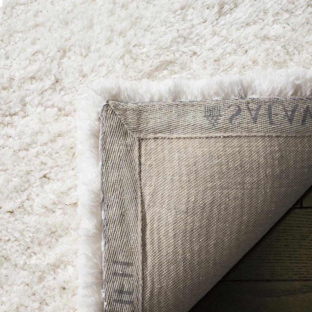 Express Shag SGE620 Hand Tufted Indoor Area Rug - Ivory - 5'x8' - Safavieh
