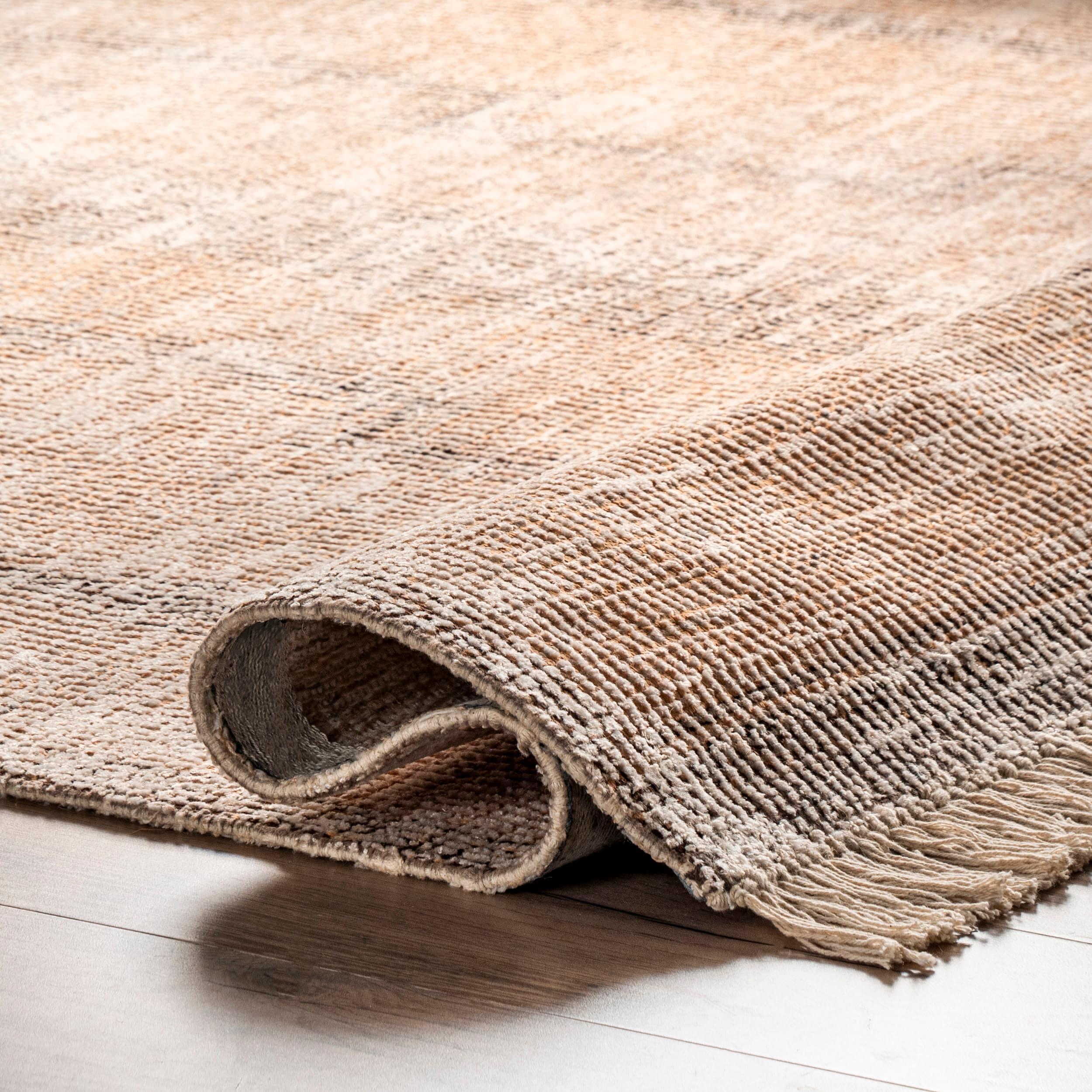 Arvin Olano x Rugs USA Ginger Cotton-Blend Beige Area Rug