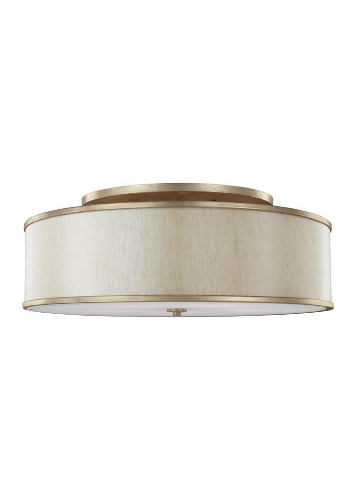 Deeann 5 Light Fabric Semi Flush Mount