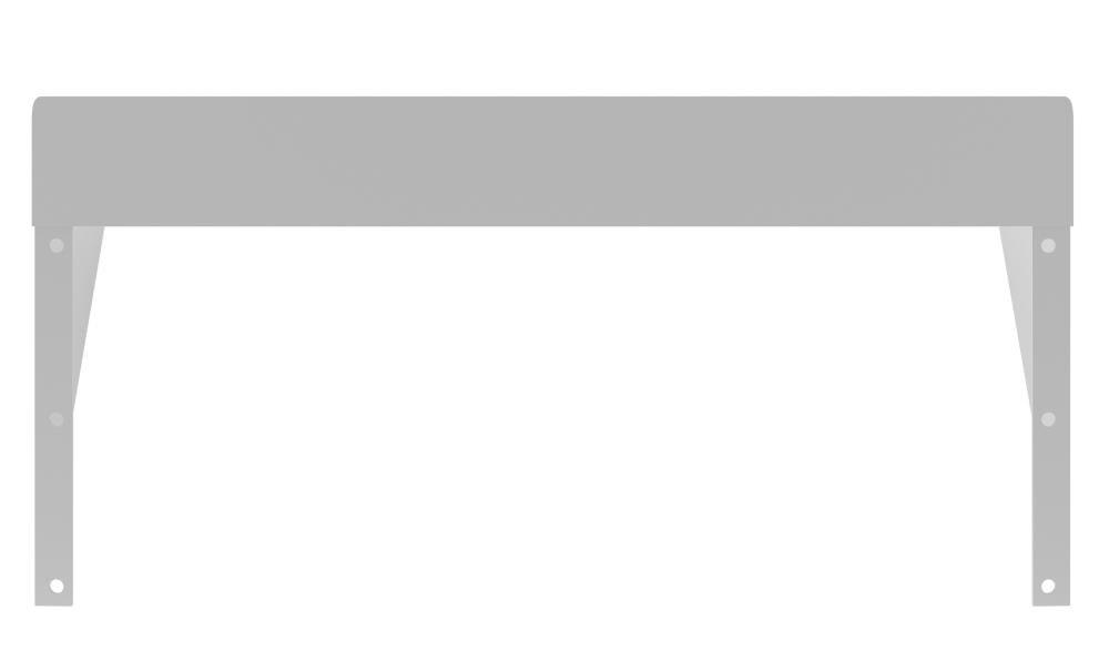 KoolMore 12" x 60" 18-Gauge Stainless-Steel Heavy Duty Wall Shelf