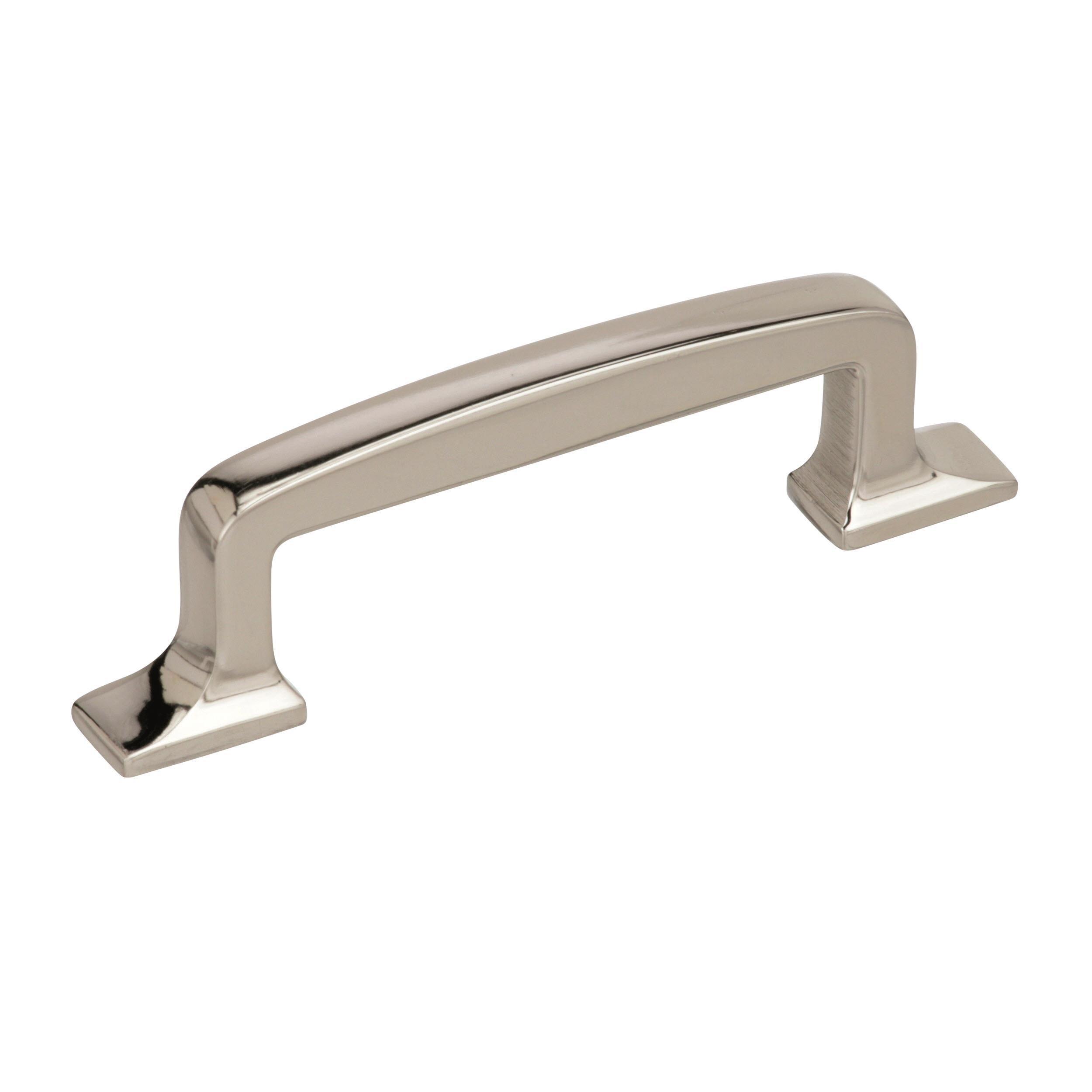 Amerock Westerly 3 inch (76mm) Center-to-Center Polished Nickel Cabinet Pull