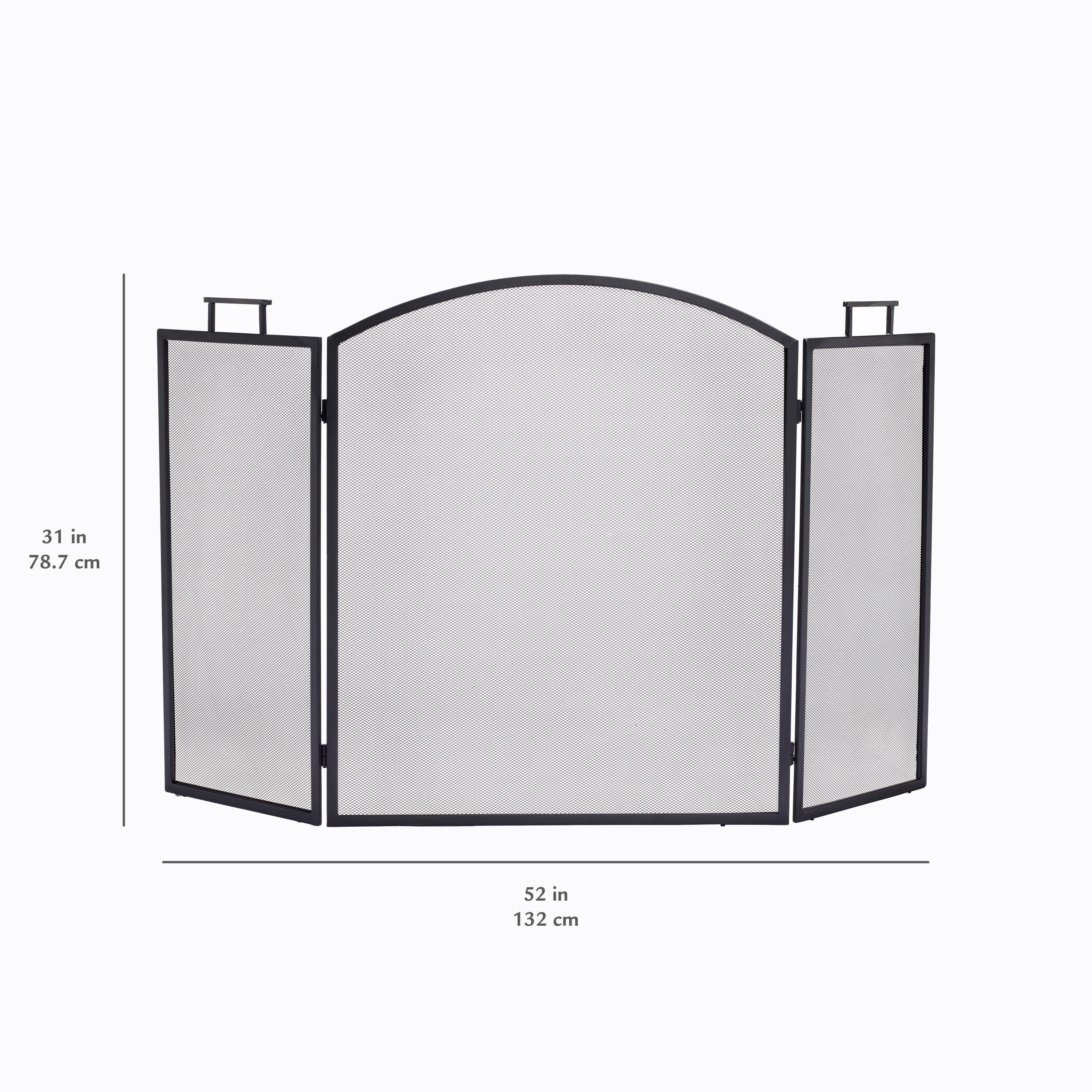 Dyna-Glo B1956194 Pleasant Hearth Classic Fireplace Screen - FA010S - Silver