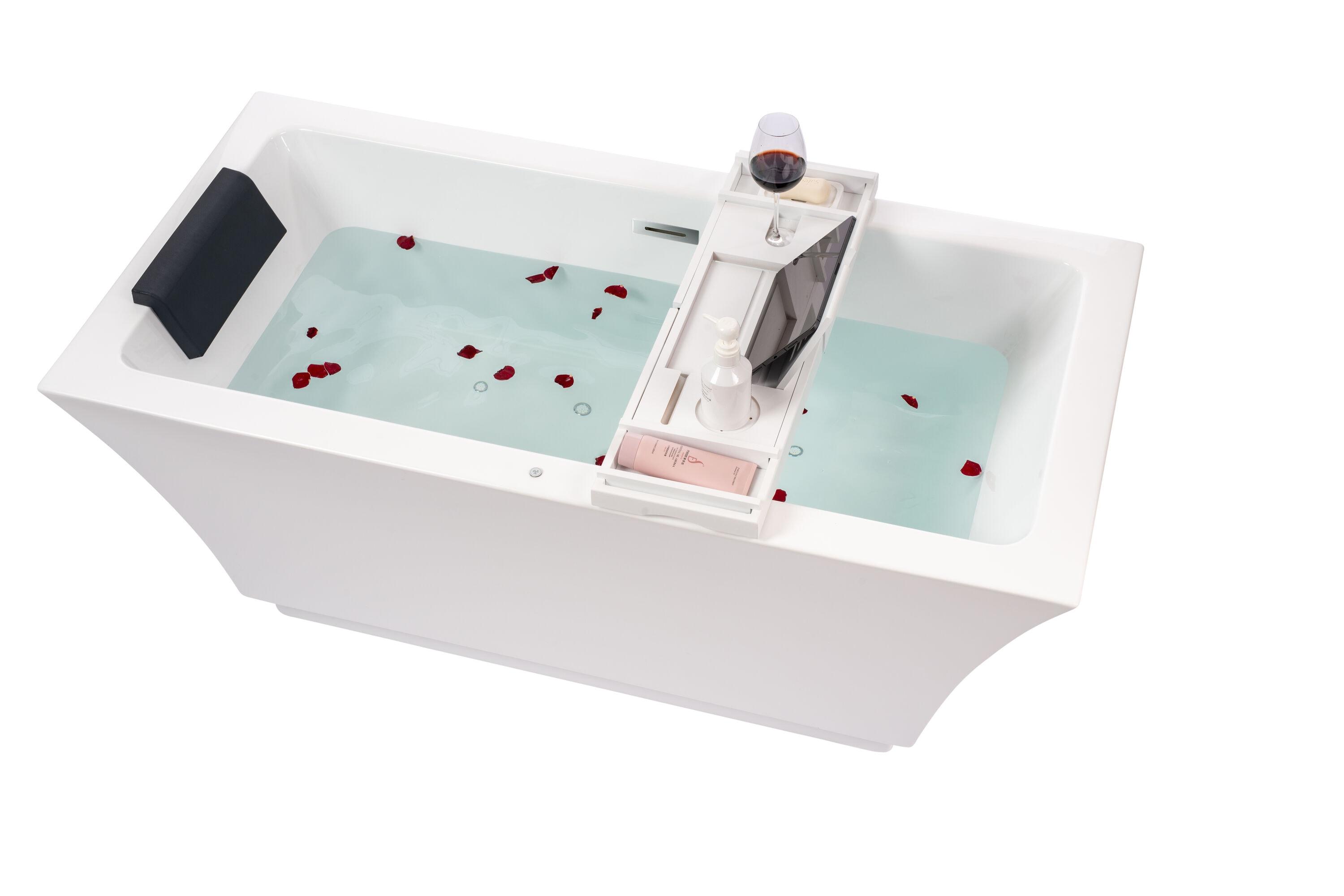 Orion 59'' x 30'' Freestanding Soaking Acrylic Bathtub