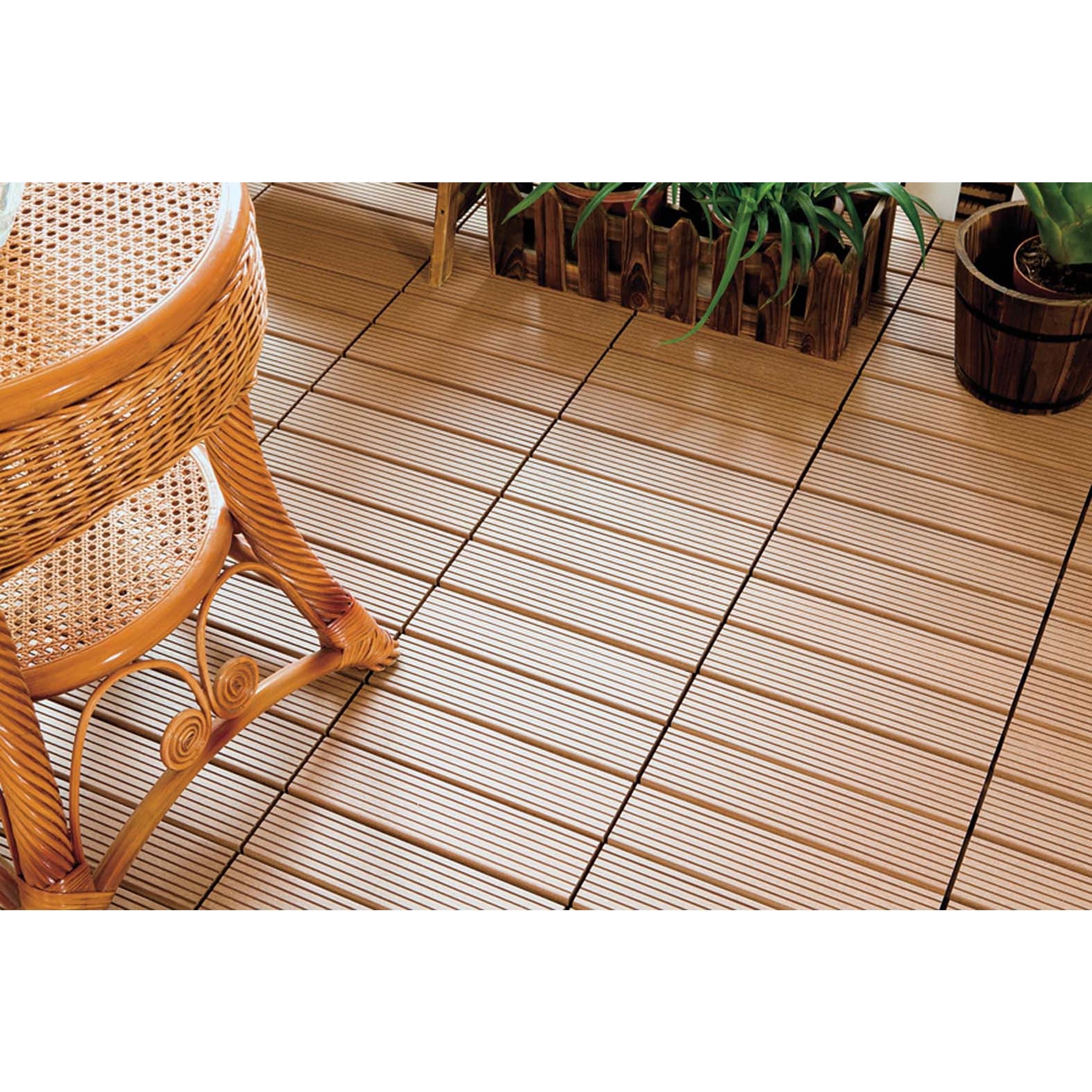 Courtyard 12" x 12" Composite Interlocking Deck Tile