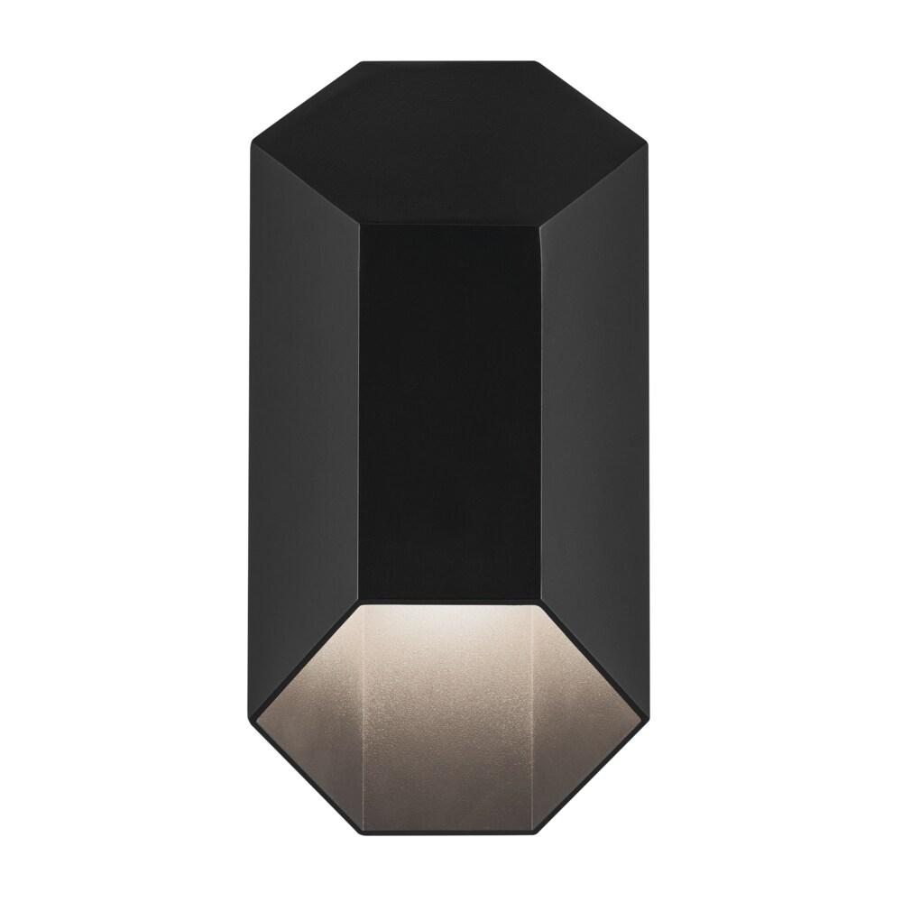 Estella Black Metal Dimmable LED Outdoor Wall Light