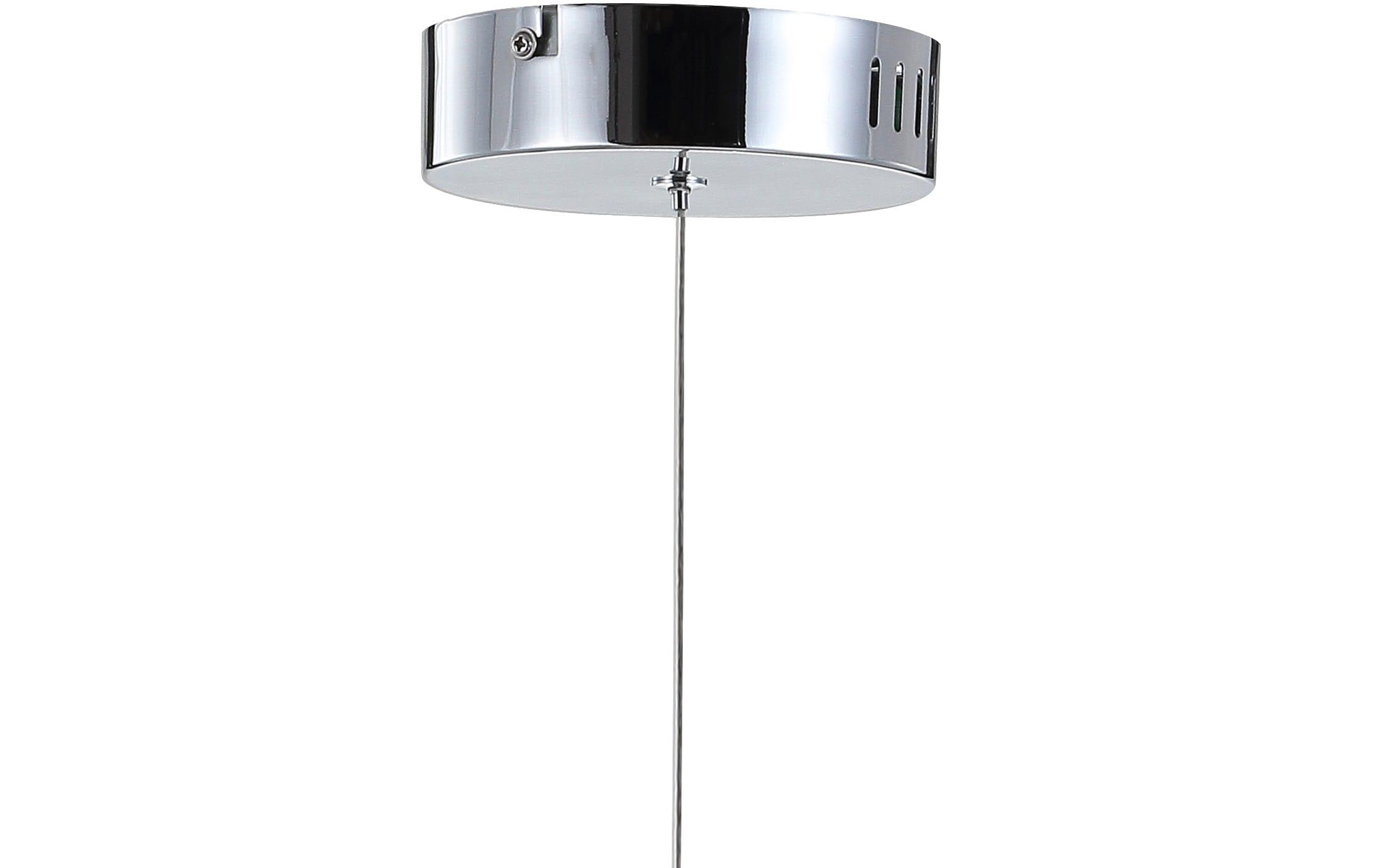 Orion 5.5" Adjustable Modern Integrated 1-Light Cluster LED Metal Pendant, Chrome