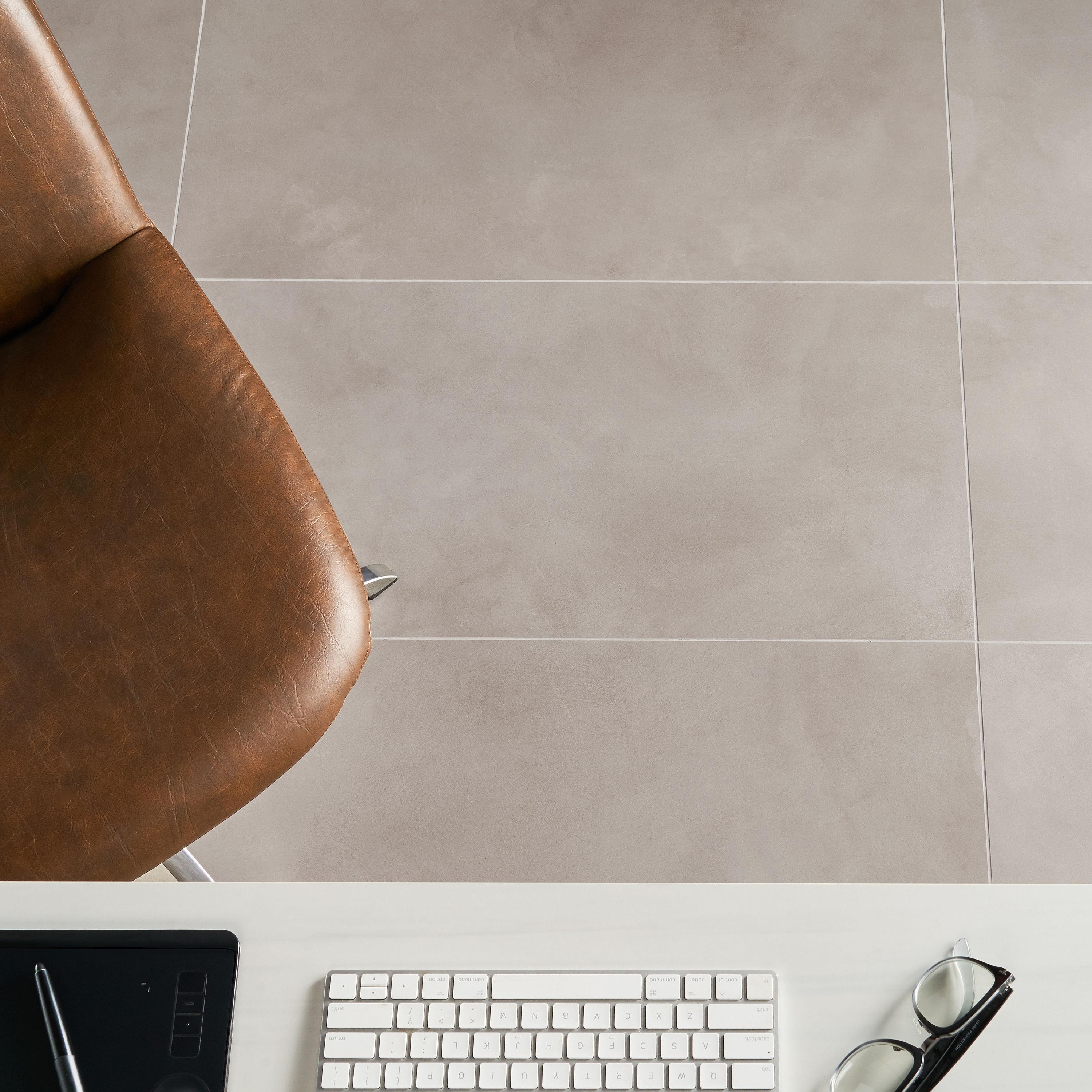 Ryx 15.74 in. x 31.49 in. Matte Porcelain Concrete Look Floor and Wall Tile (13.77 Sq. Ft. / Case)