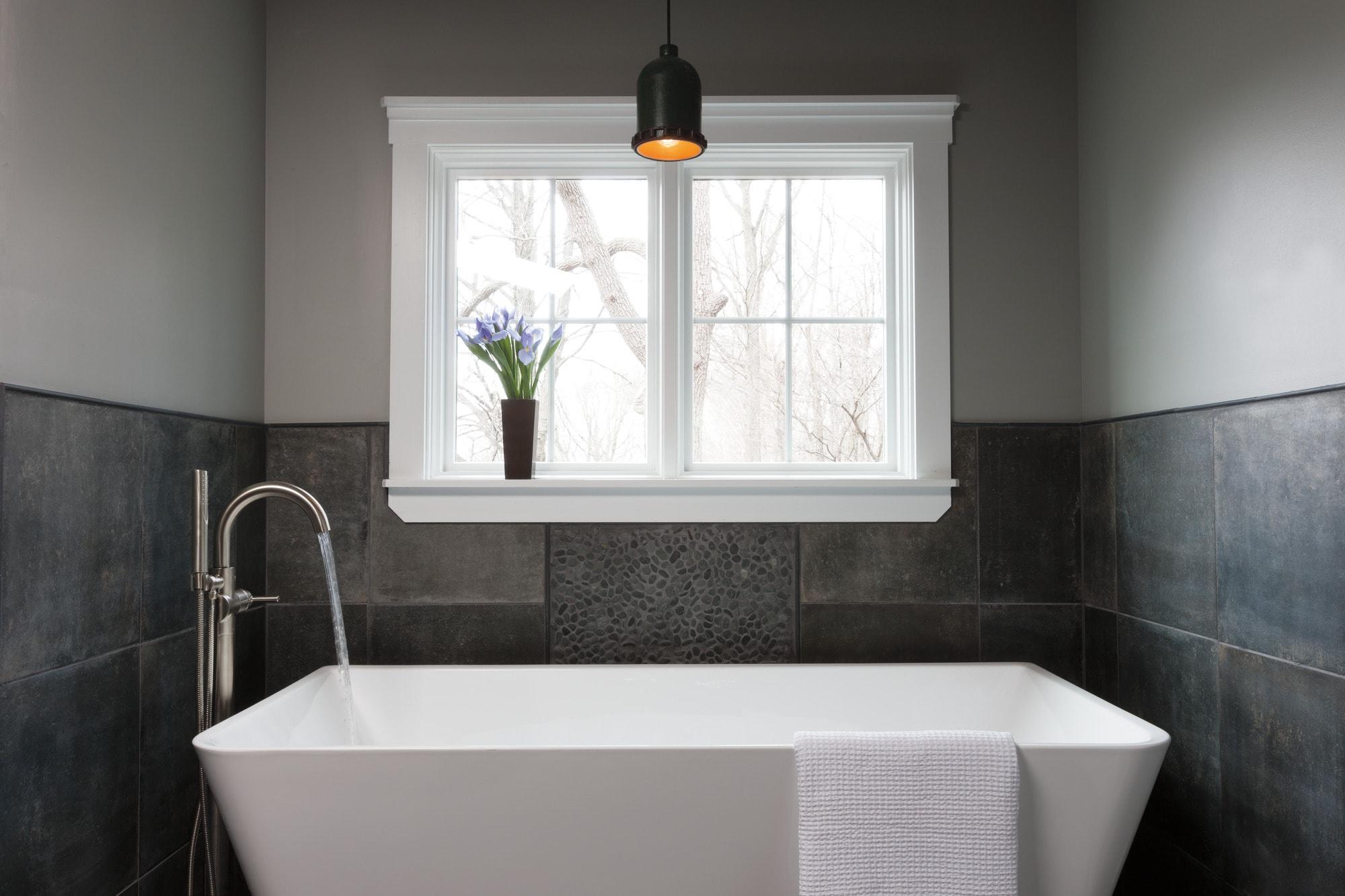 Trinsic Single Handle Floor Mounted Freestanding Tub Filler