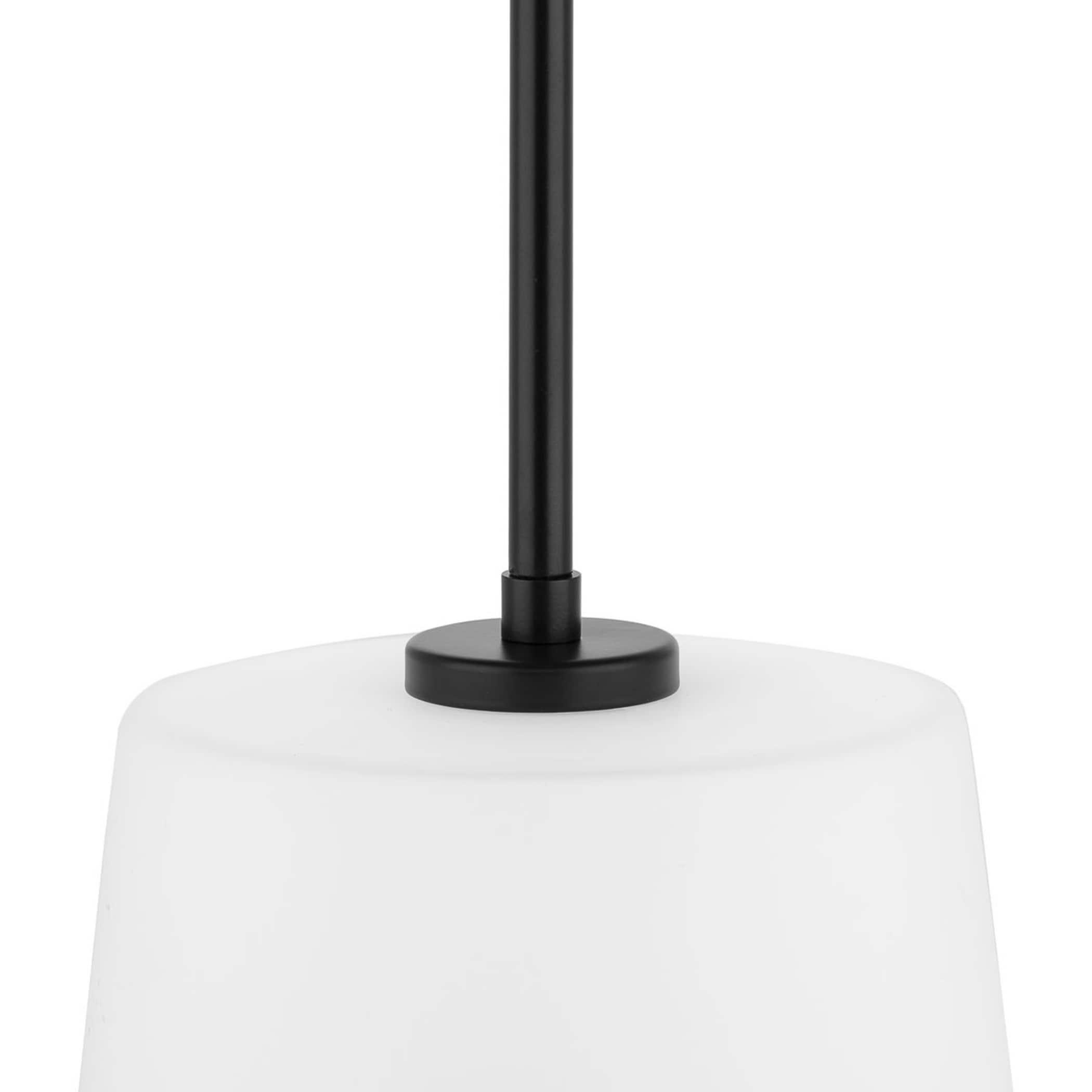 P500429-31M-Progress Lighting-Clarion - 1 Light Pendant In Contemporary Style-11.37 Inches Tall and 9 Inches Wide-Matte Black Finish    -Traditional